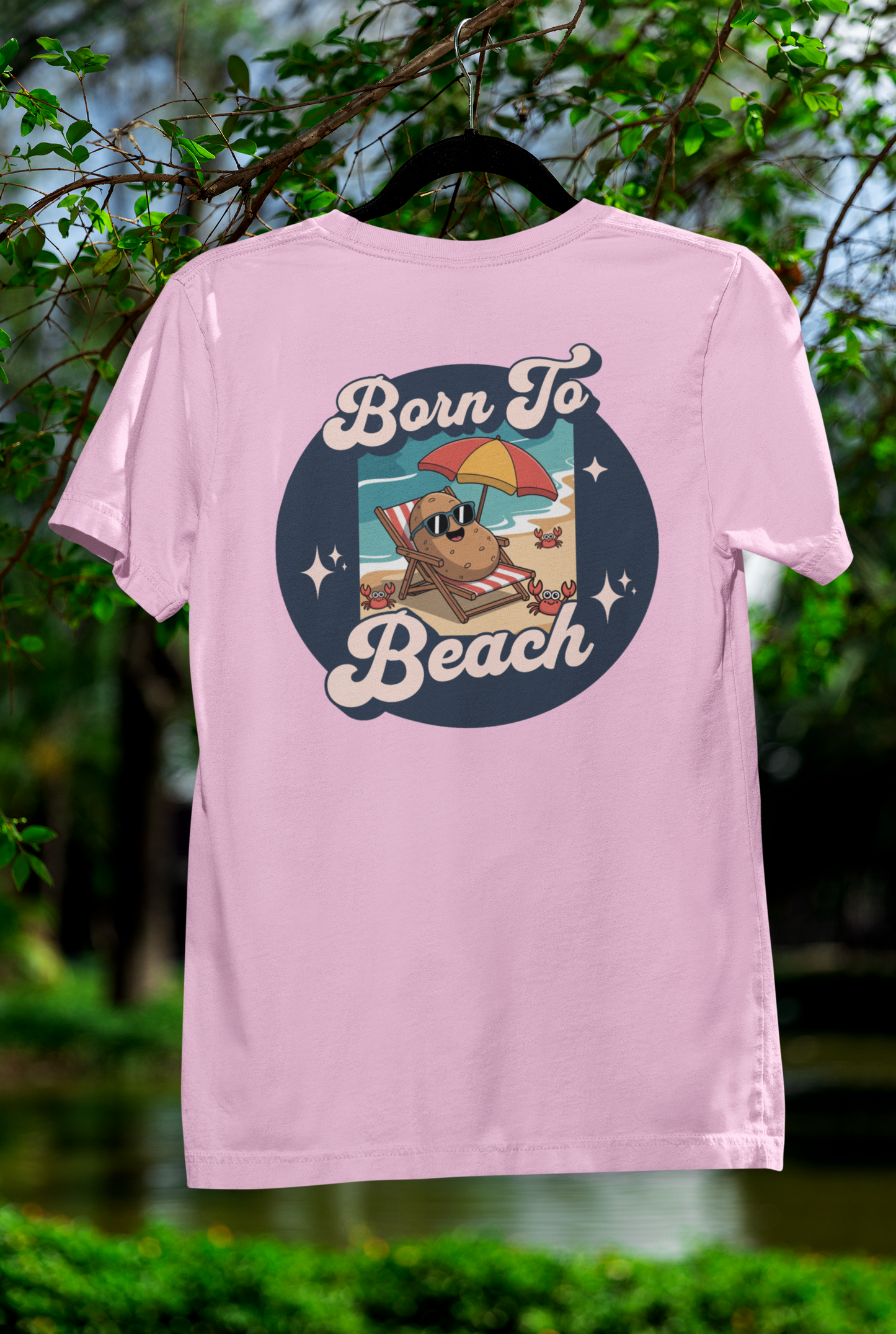 Born To Beach Tee – Laid-Back Summer Style for Spud Lovers