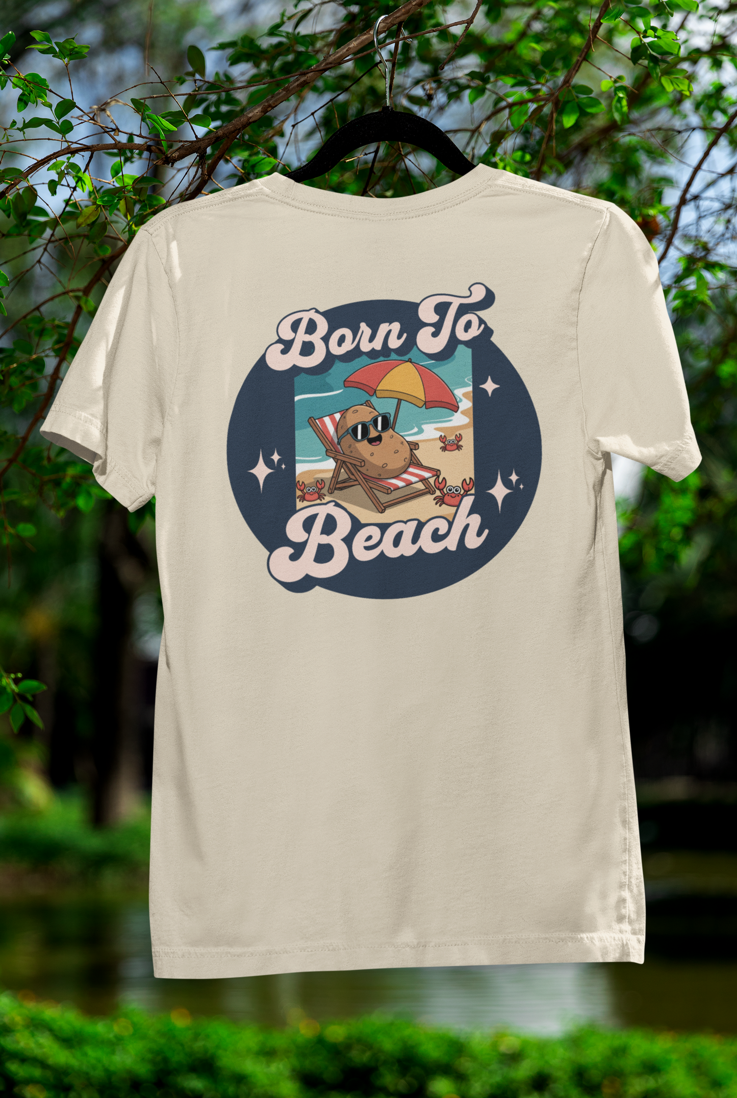 Born To Beach Tee – Laid-Back Summer Style for Spud Lovers