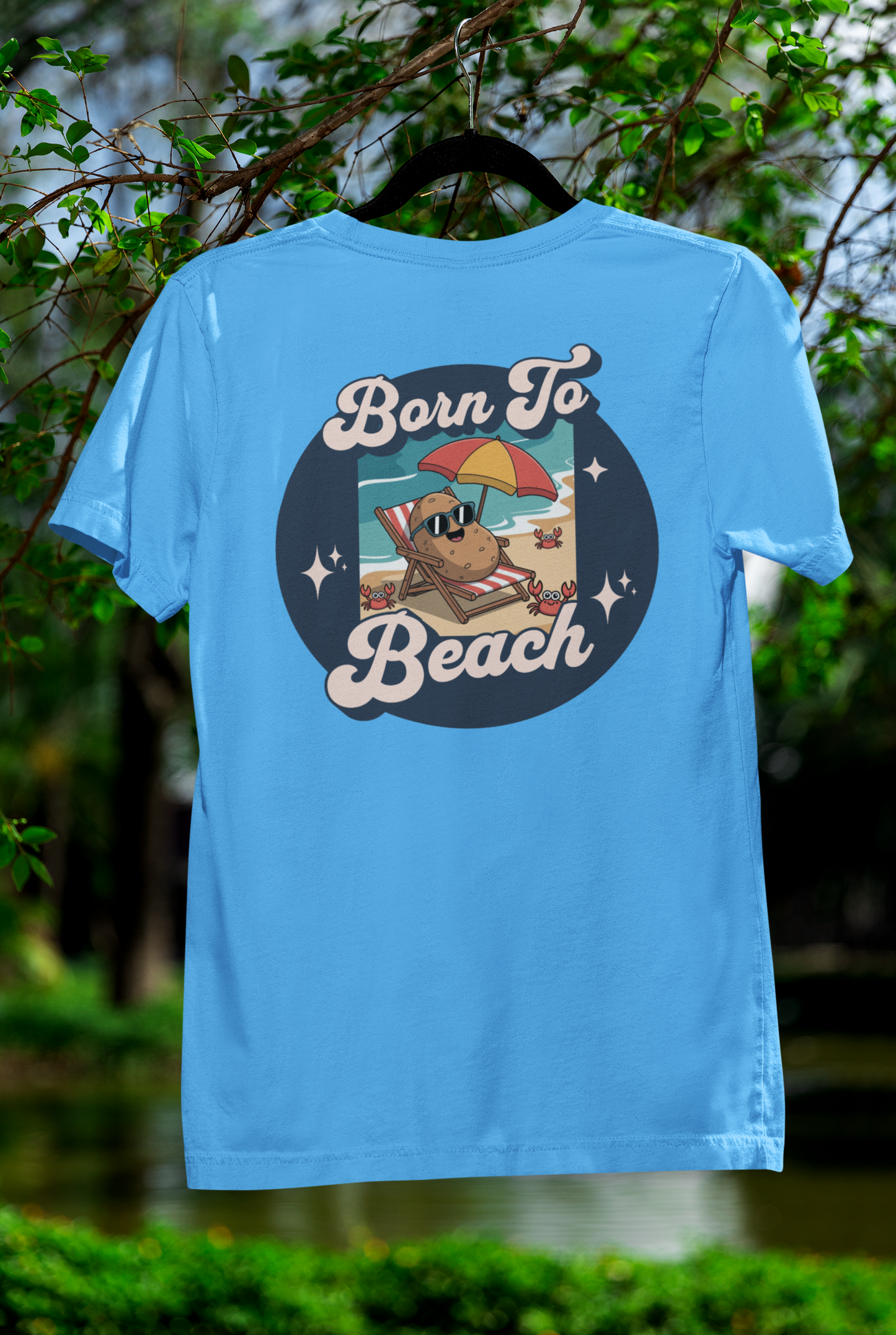 Born To Beach Tee – Laid-Back Summer Style for Spud Lovers