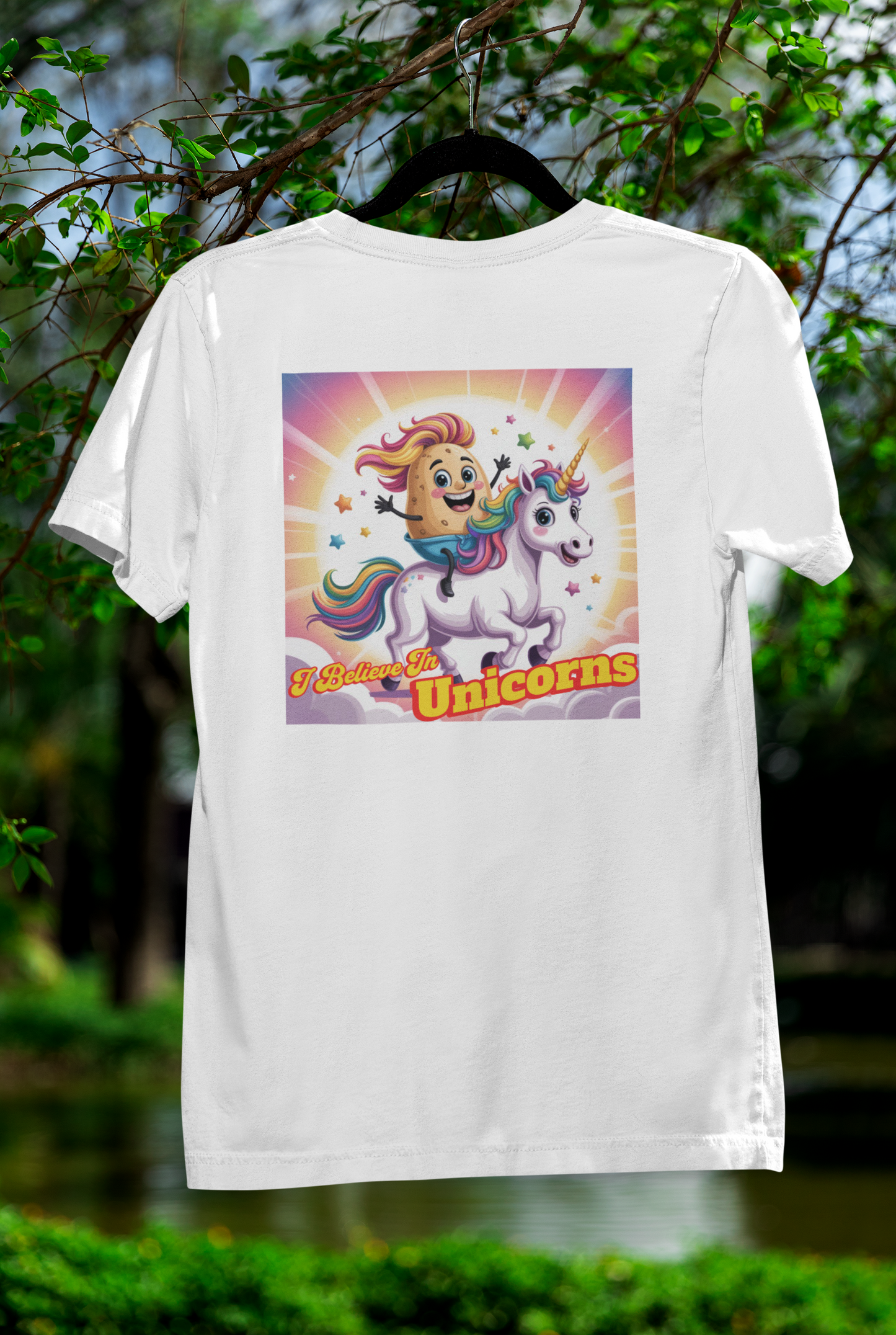 I Believe In Unicorns Tee – Magical Cartoon Style for Dreamers