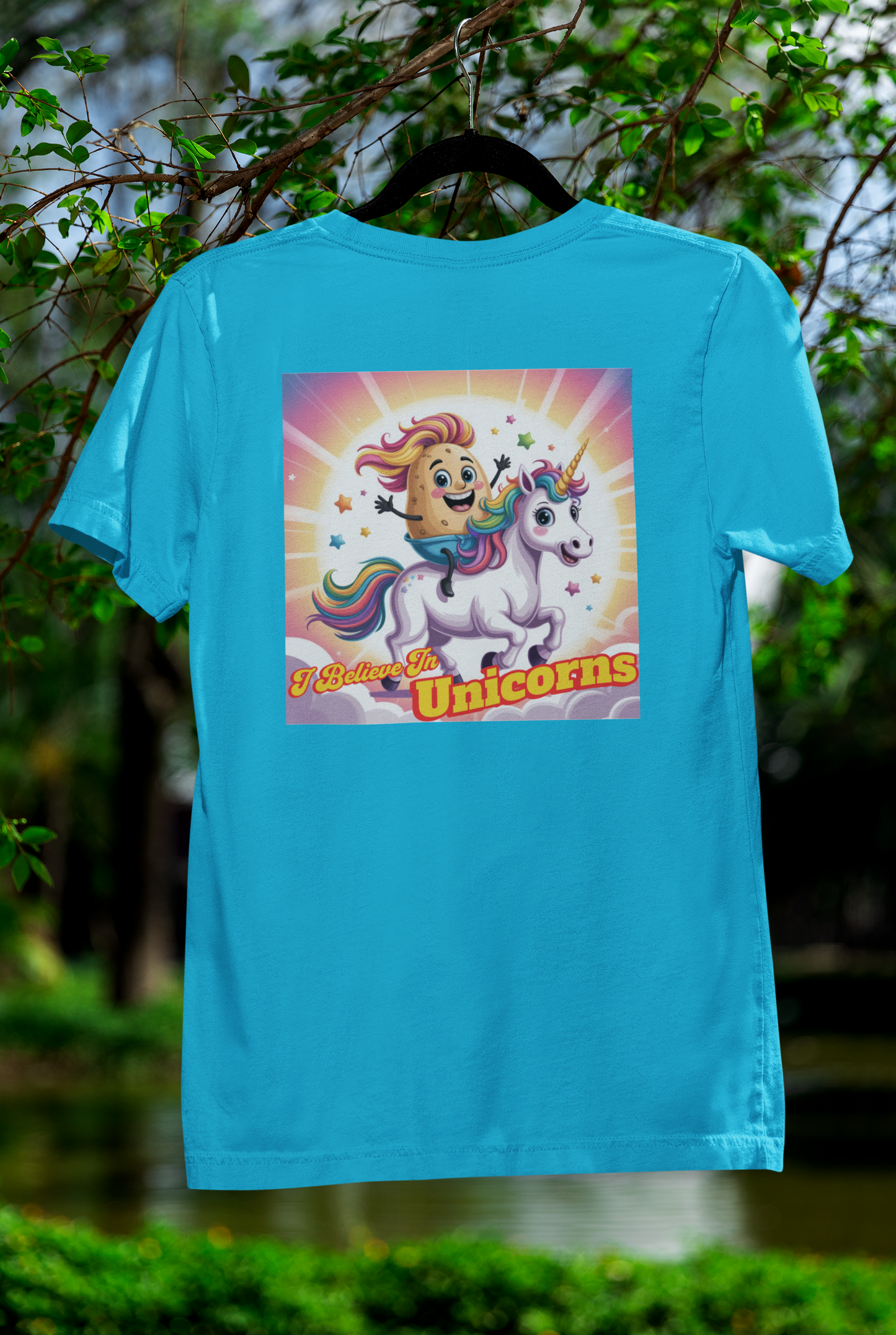 I Believe In Unicorns Tee – Magical Cartoon Style for Dreamers