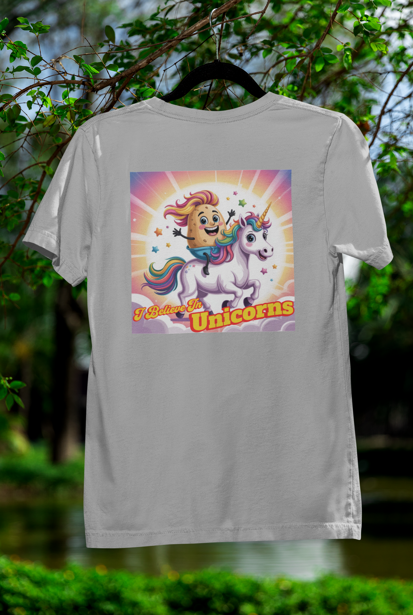 I Believe In Unicorns Tee – Magical Cartoon Style for Dreamers