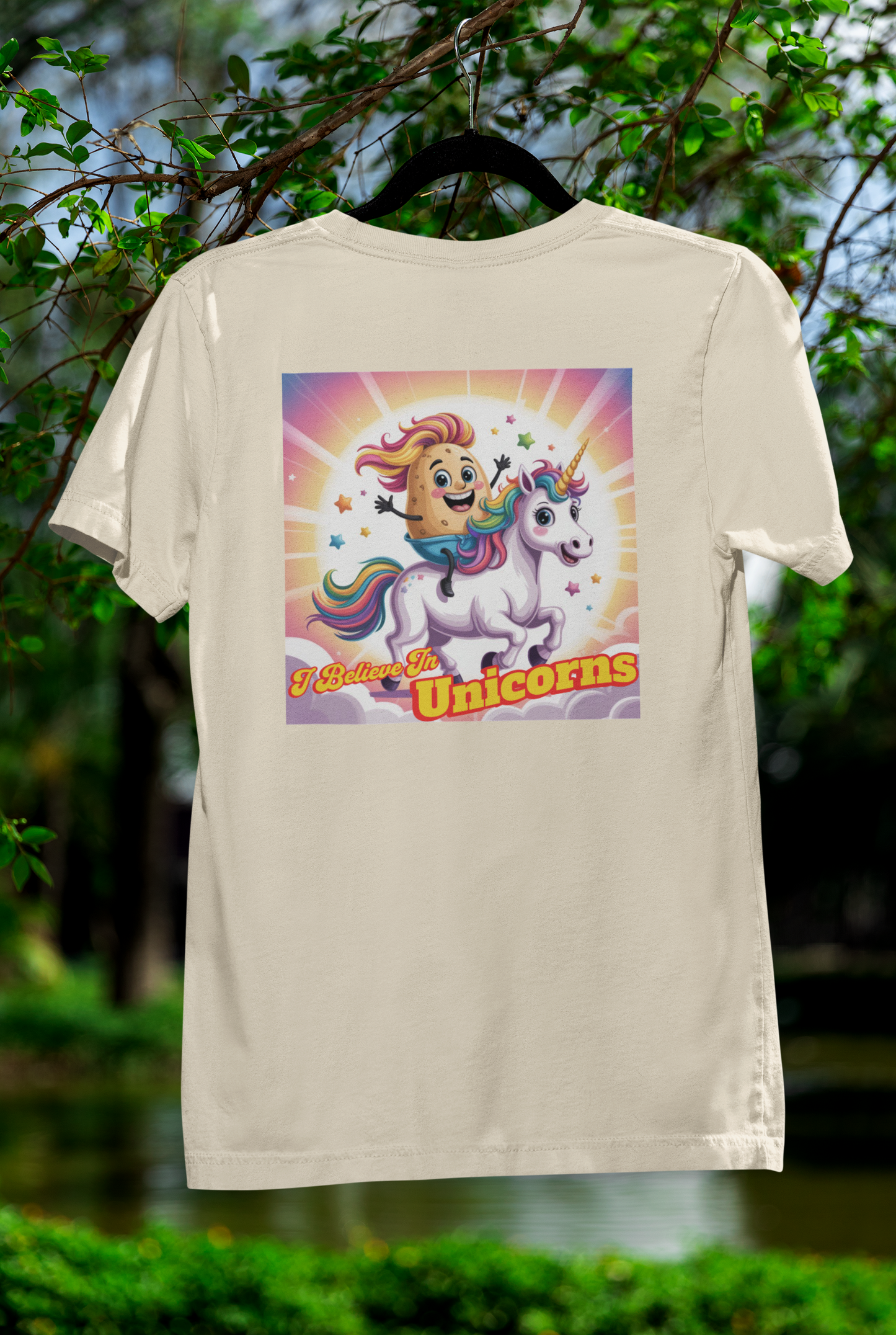 I Believe In Unicorns Tee – Magical Cartoon Style for Dreamers