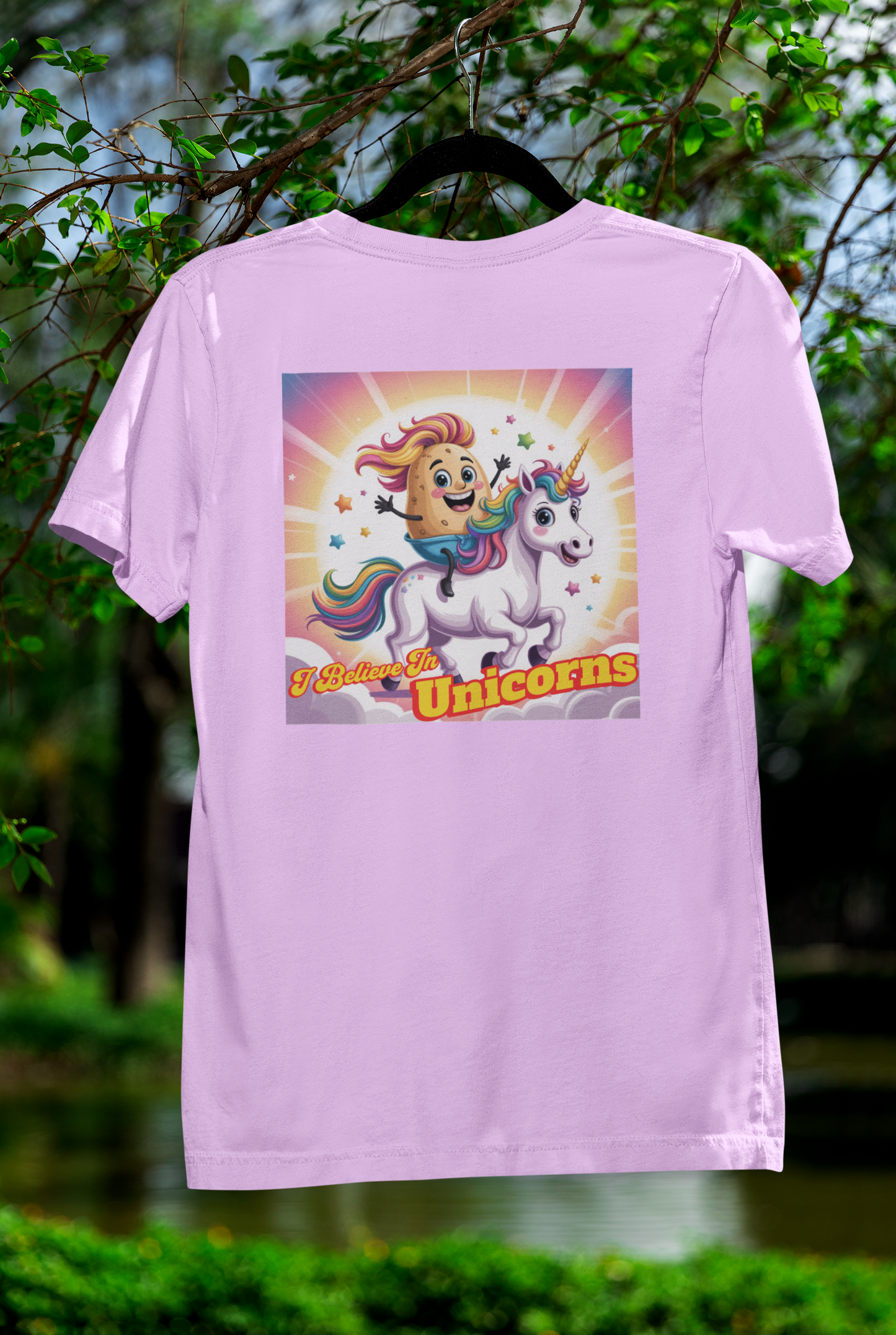 I Believe In Unicorns Tee – Magical Cartoon Style for Dreamers