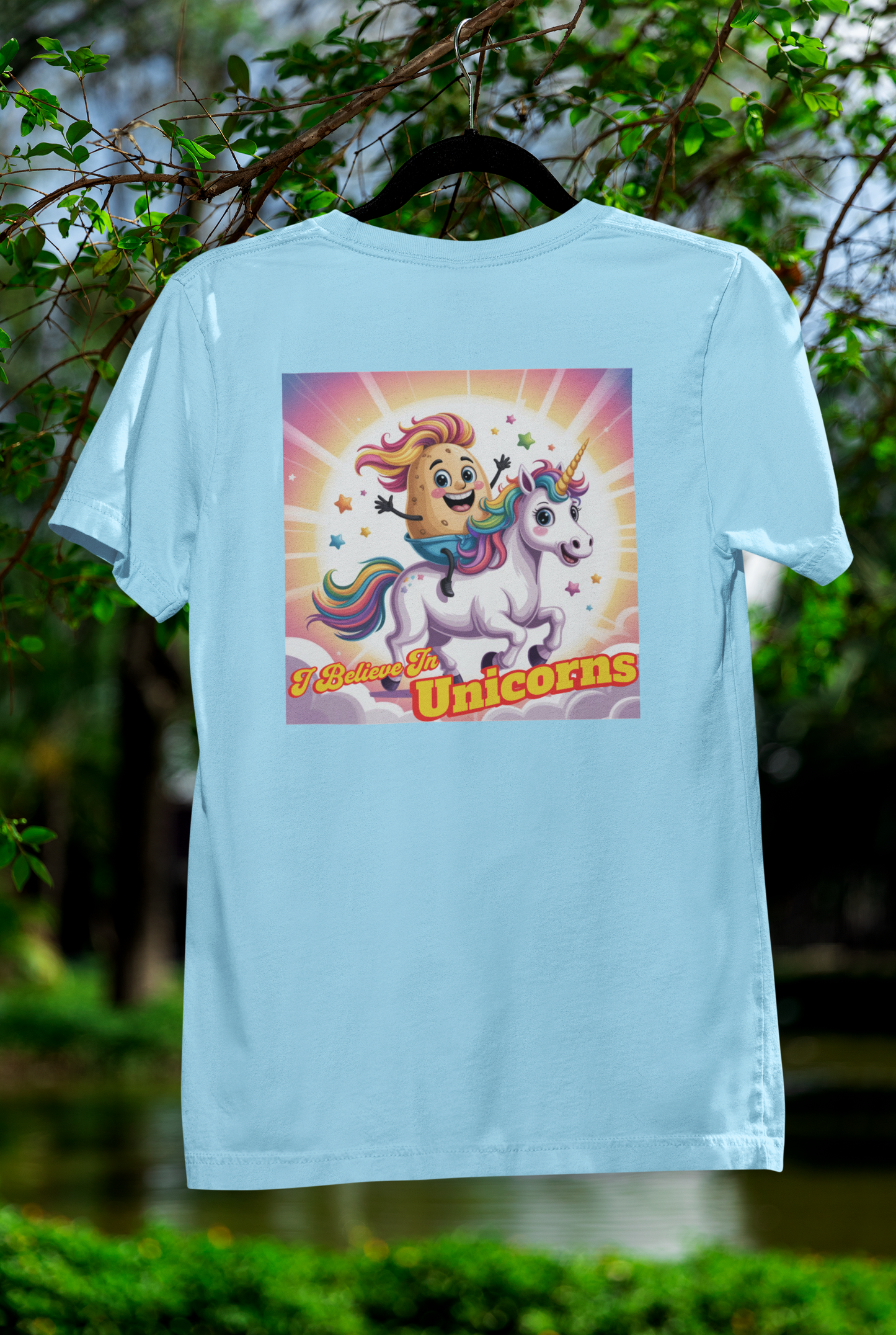 I Believe In Unicorns Tee – Magical Cartoon Style for Dreamers
