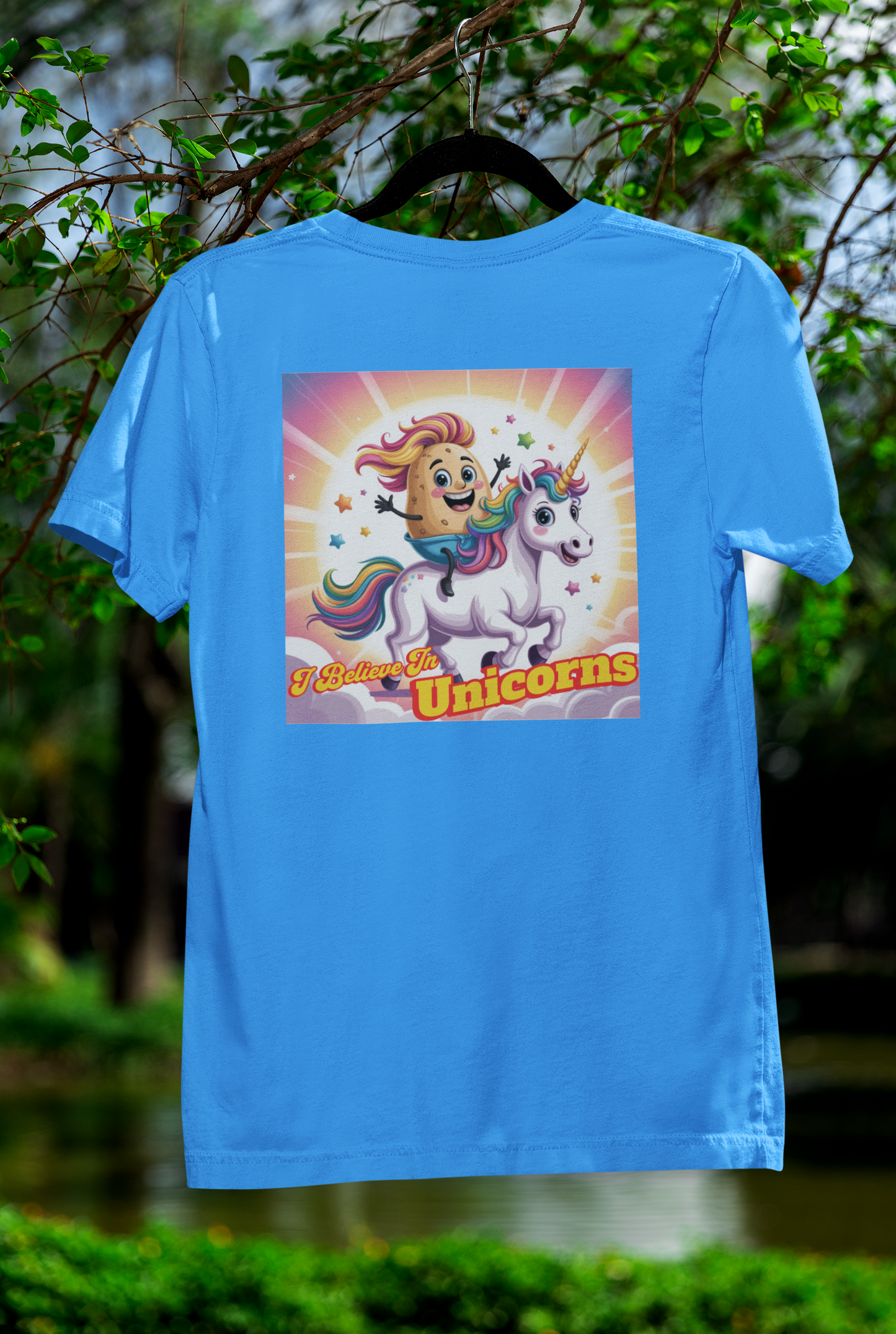 I Believe In Unicorns Tee – Magical Cartoon Style for Dreamers