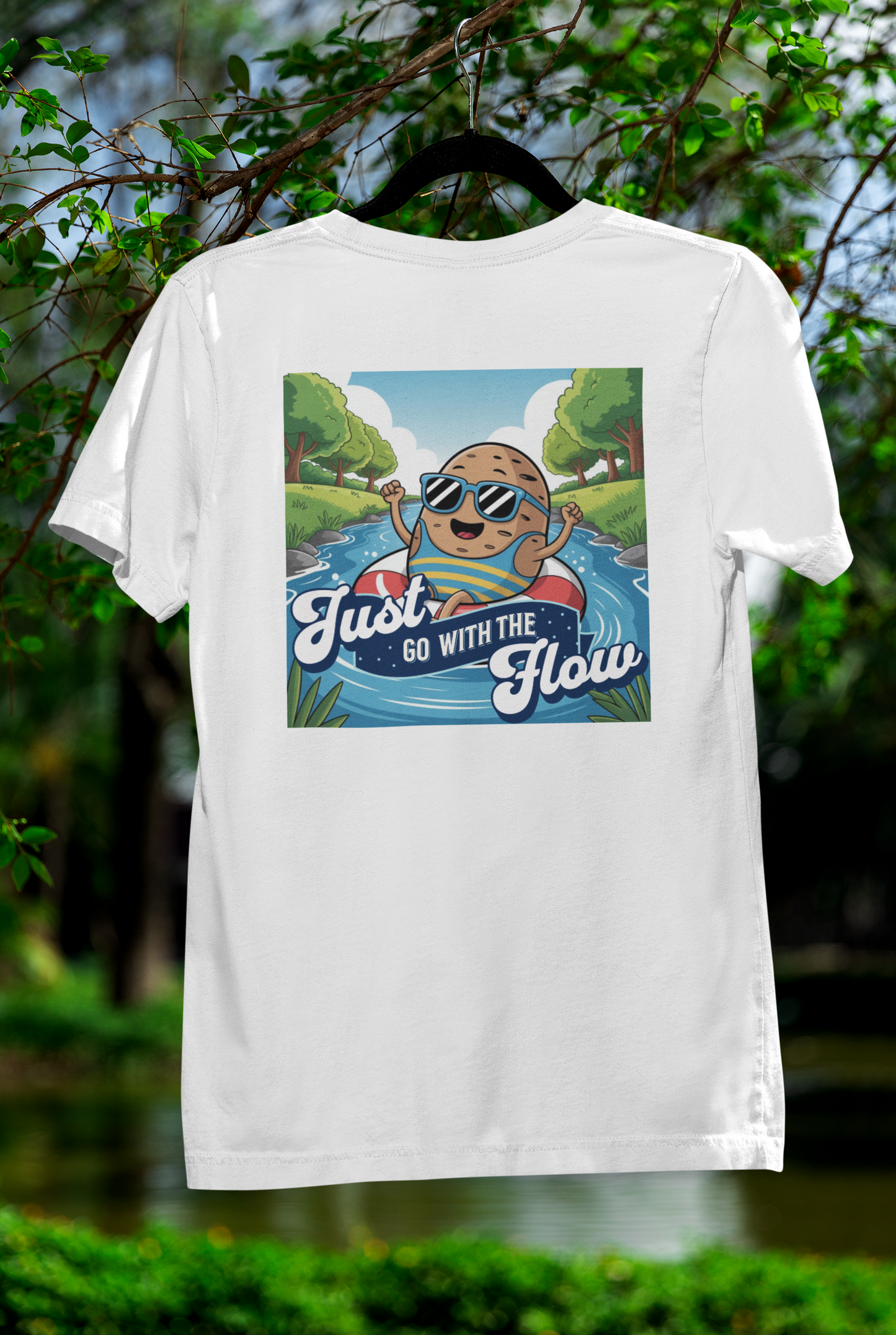 Just Go With The Flow Tee – Laid-Back Summer Style for Adventure Lovers