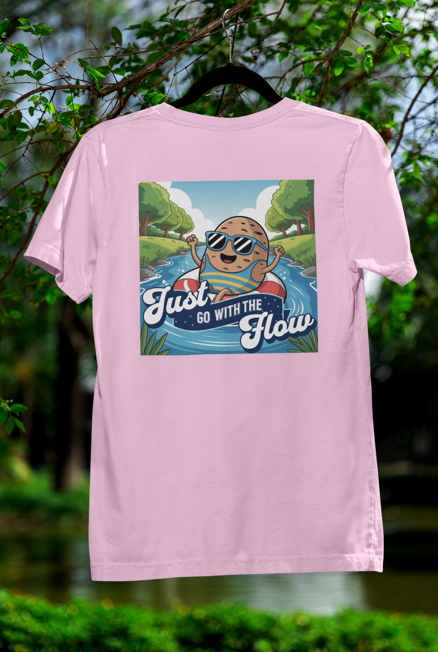 Just Go With The Flow Tee – Laid-Back Summer Style for Adventure Lovers