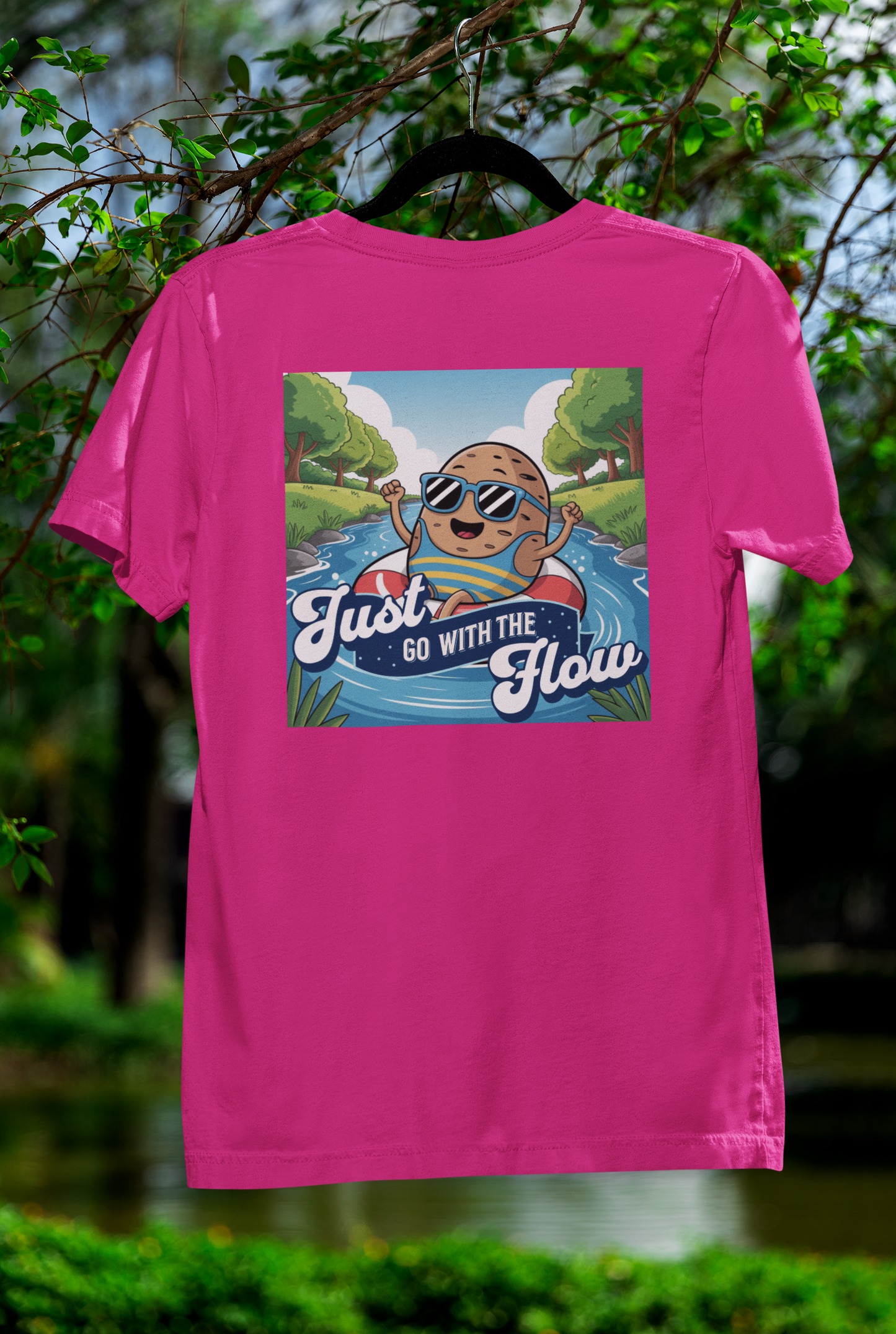 Just Go With The Flow Tee – Laid-Back Summer Style for Adventure Lovers