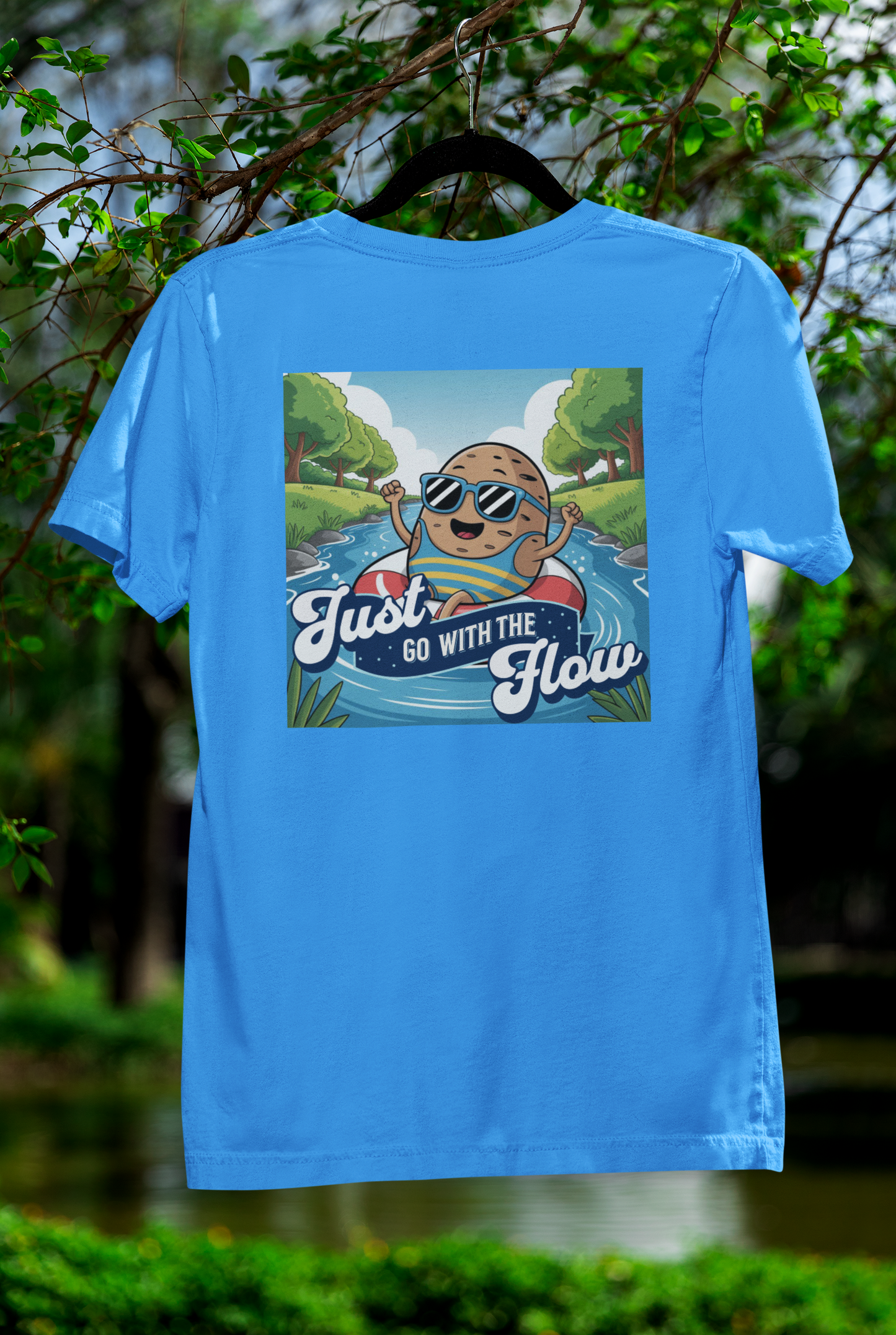 Just Go With The Flow Tee – Laid-Back Summer Style for Adventure Lovers