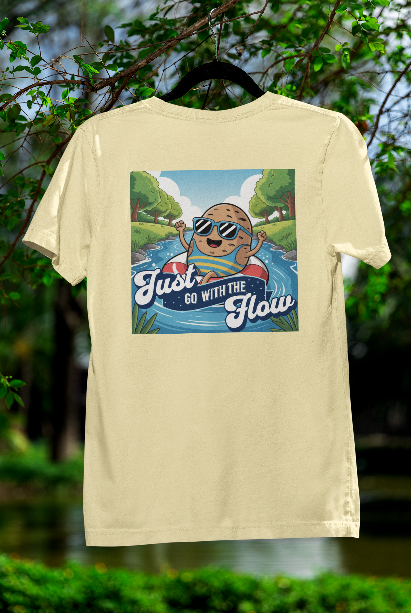 Just Go With The Flow Tee – Laid-Back Summer Style for Adventure Lovers