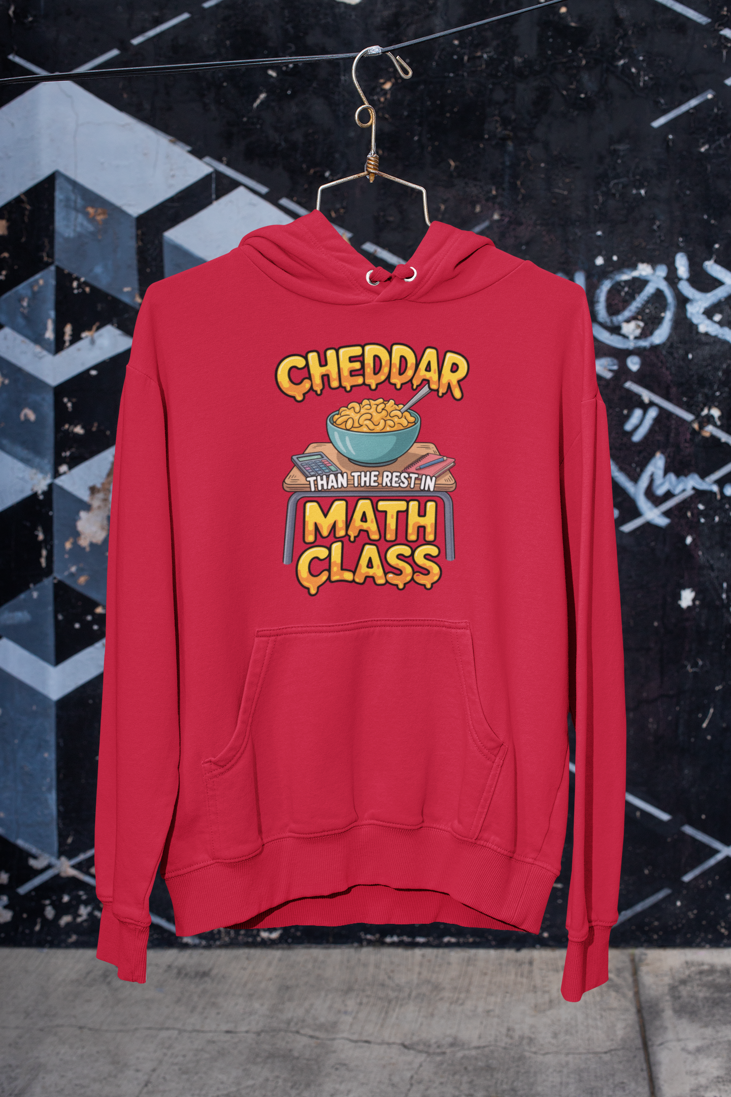 Cheddar Than The Rest In Math Hoodie