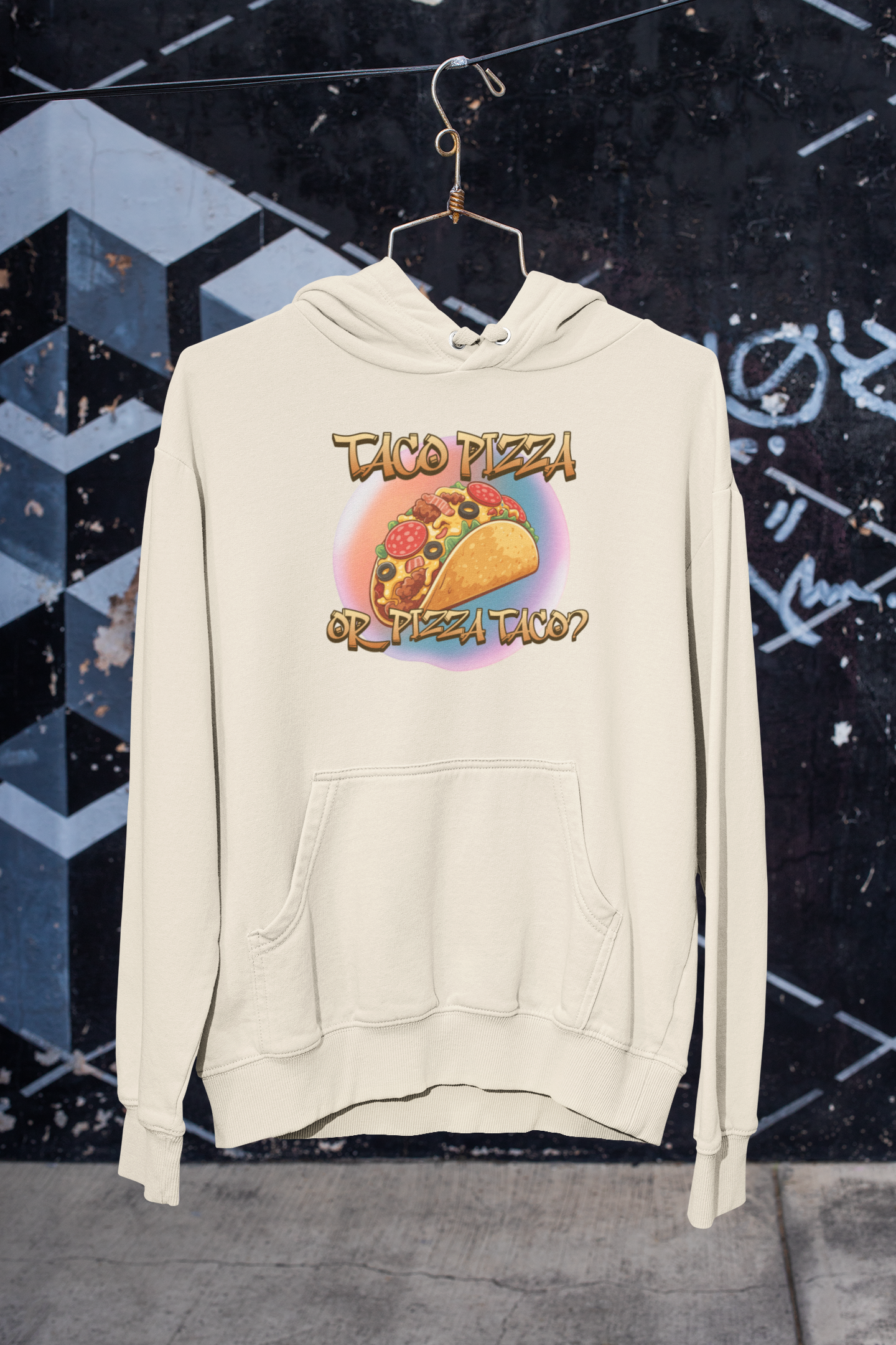 The Great Taco Pizza Debate Hoodie