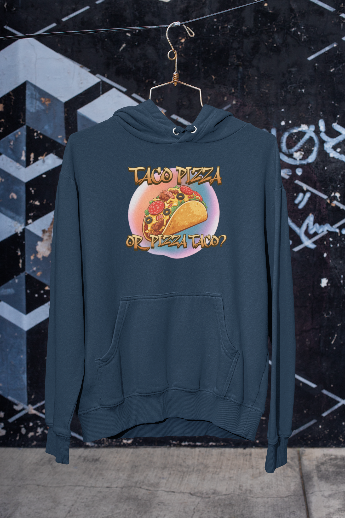The Great Taco Pizza Debate Hoodie