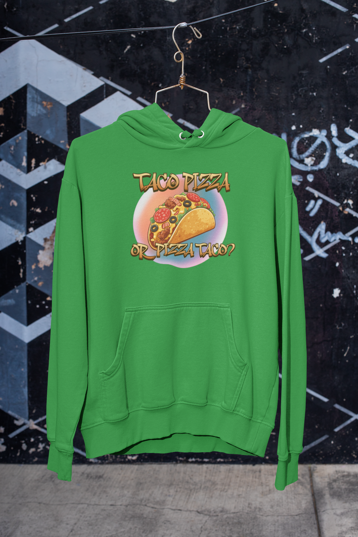 The Great Taco Pizza Debate Hoodie