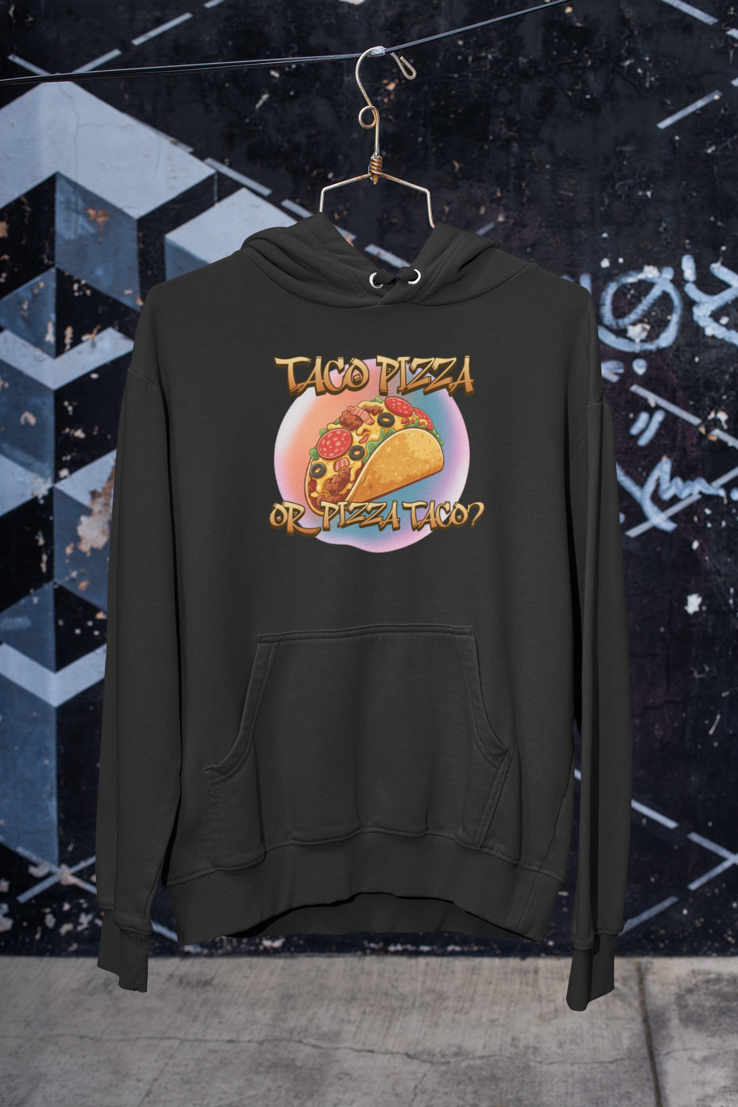 The Great Taco Pizza Debate Hoodie