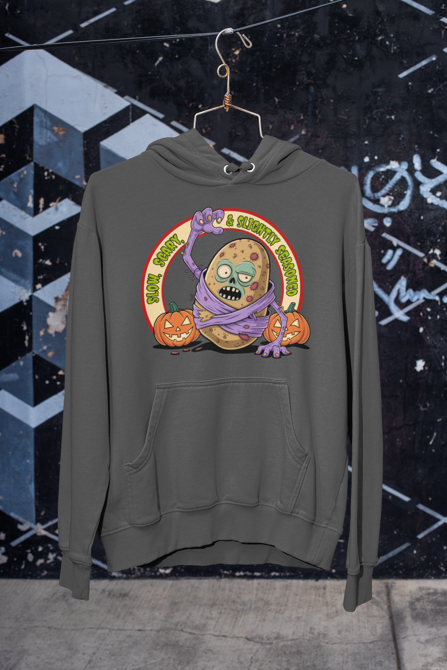Slightly Seasoned Zombie Hoodie