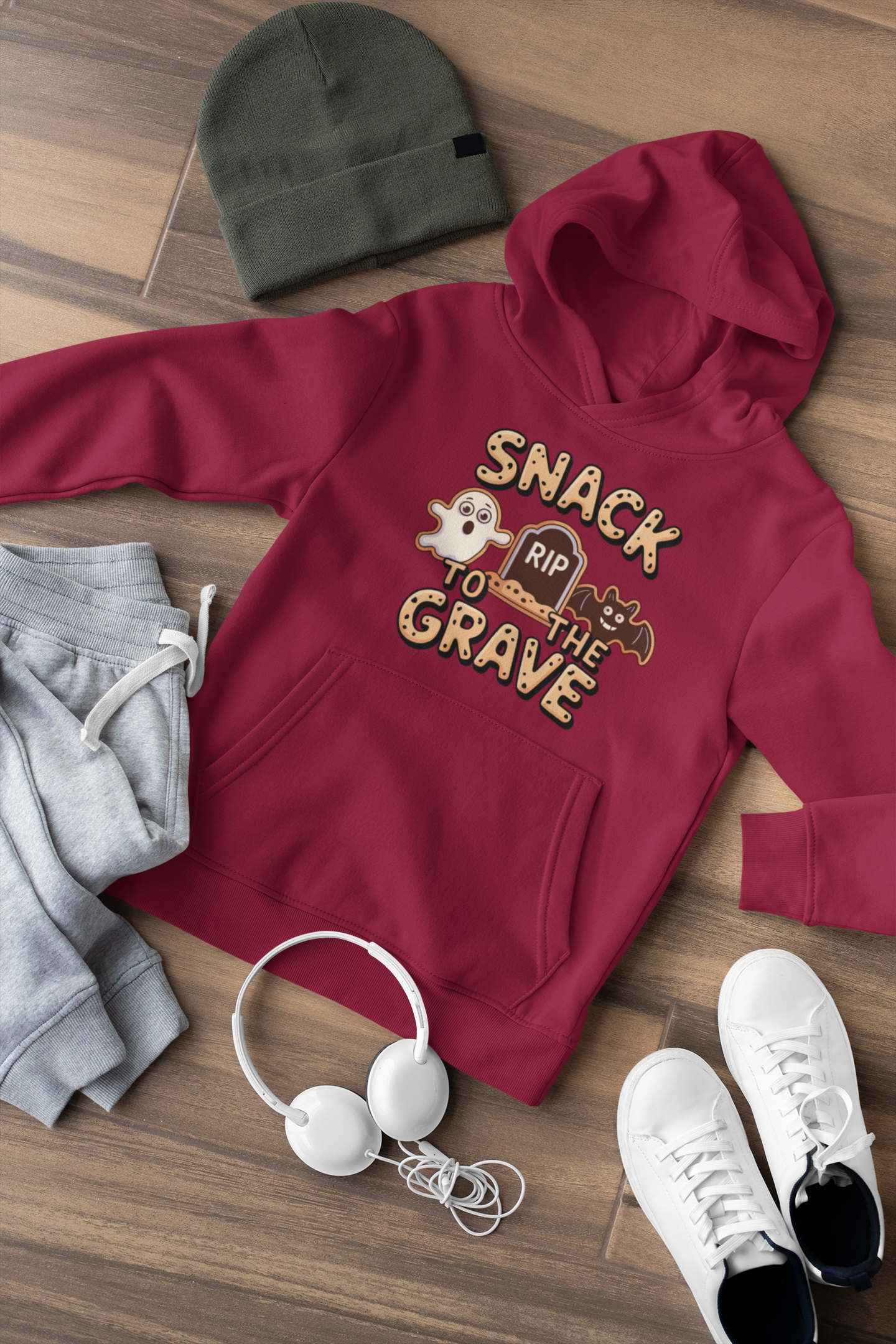 Snack To The Grave Kids Hoodie