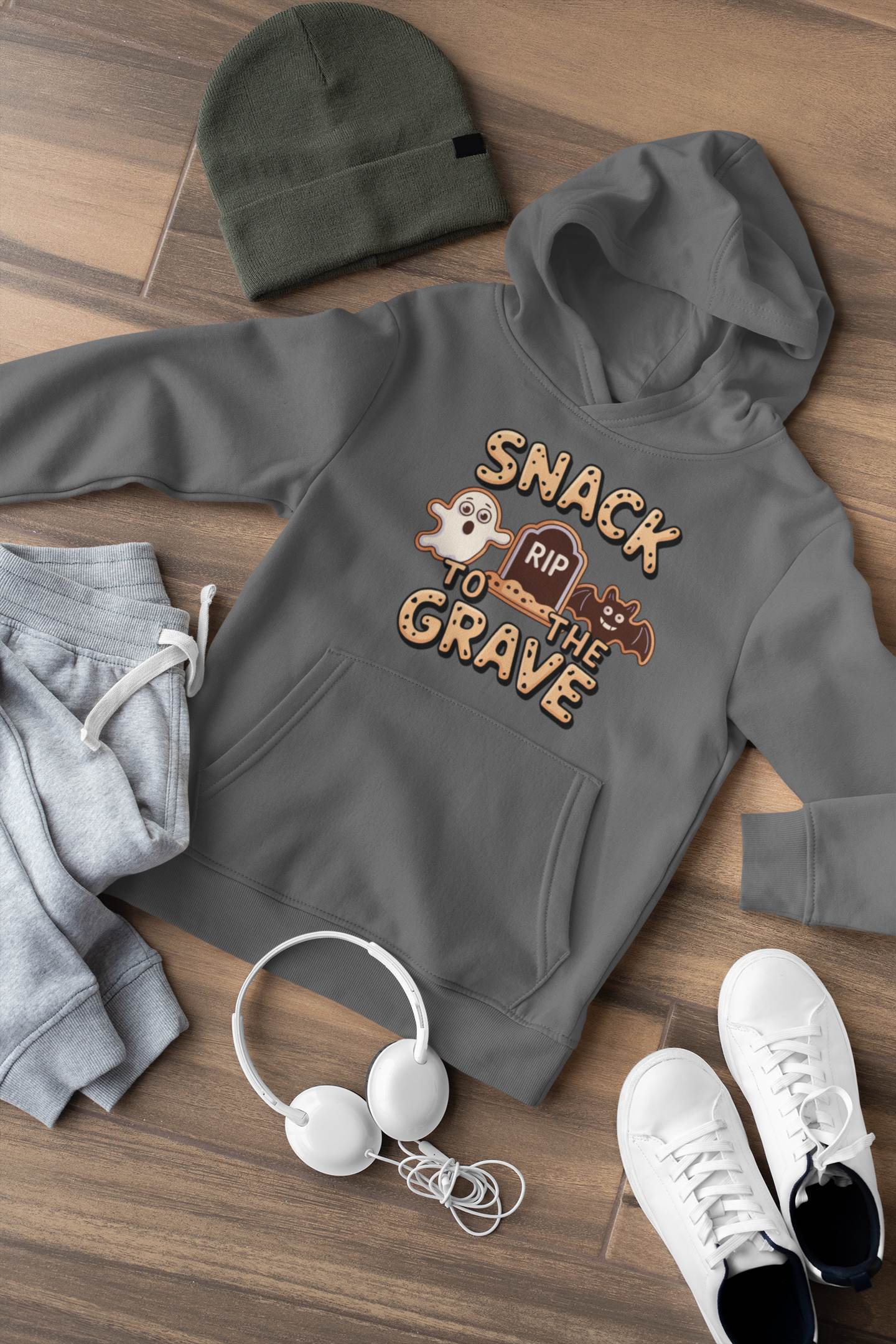 Snack To The Grave Kids Hoodie
