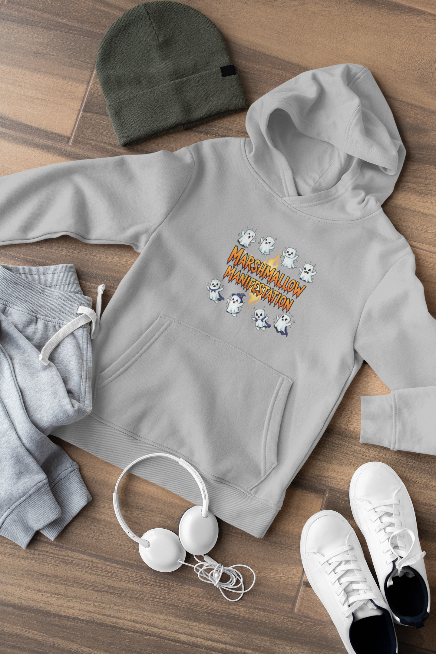 Marshmallow Manifestation Kids Hoodie