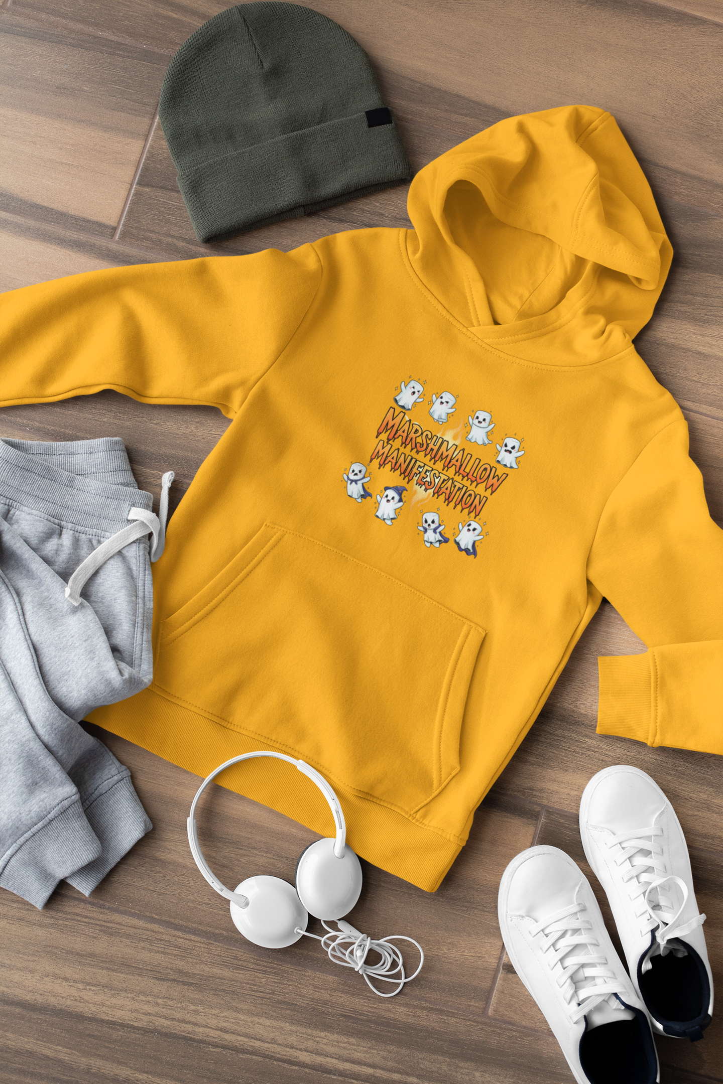 Marshmallow Manifestation Kids Hoodie