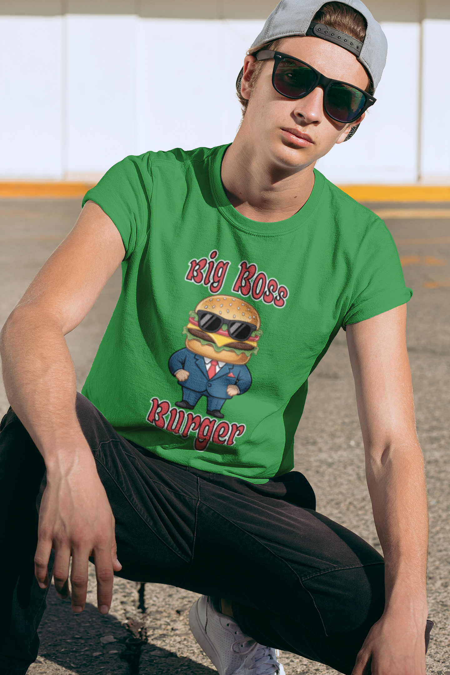 Big Boss Burger Tee – The Head Honcho of Burger Style