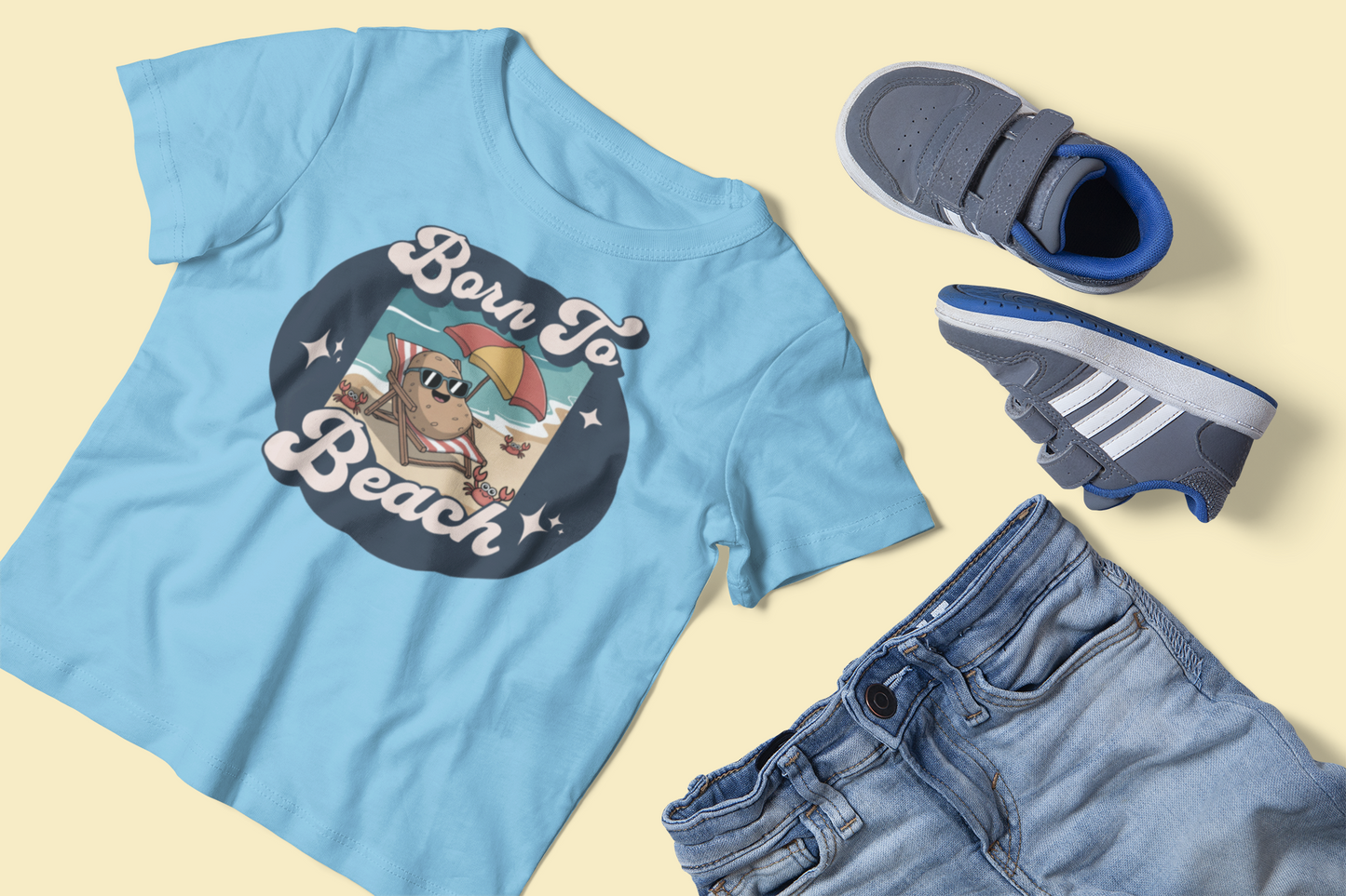 Born To Beach Kids Tee