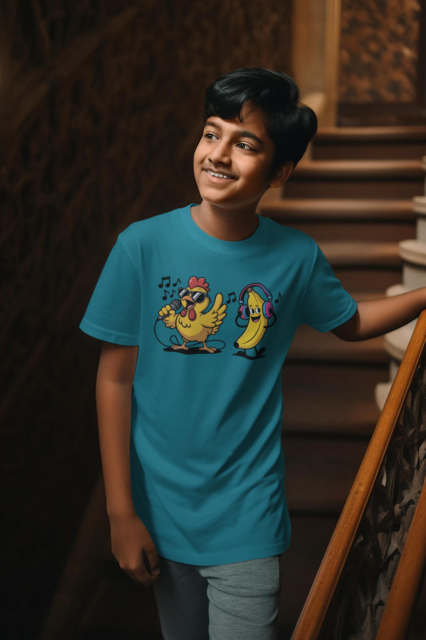 Chicken Banana Kids Tee