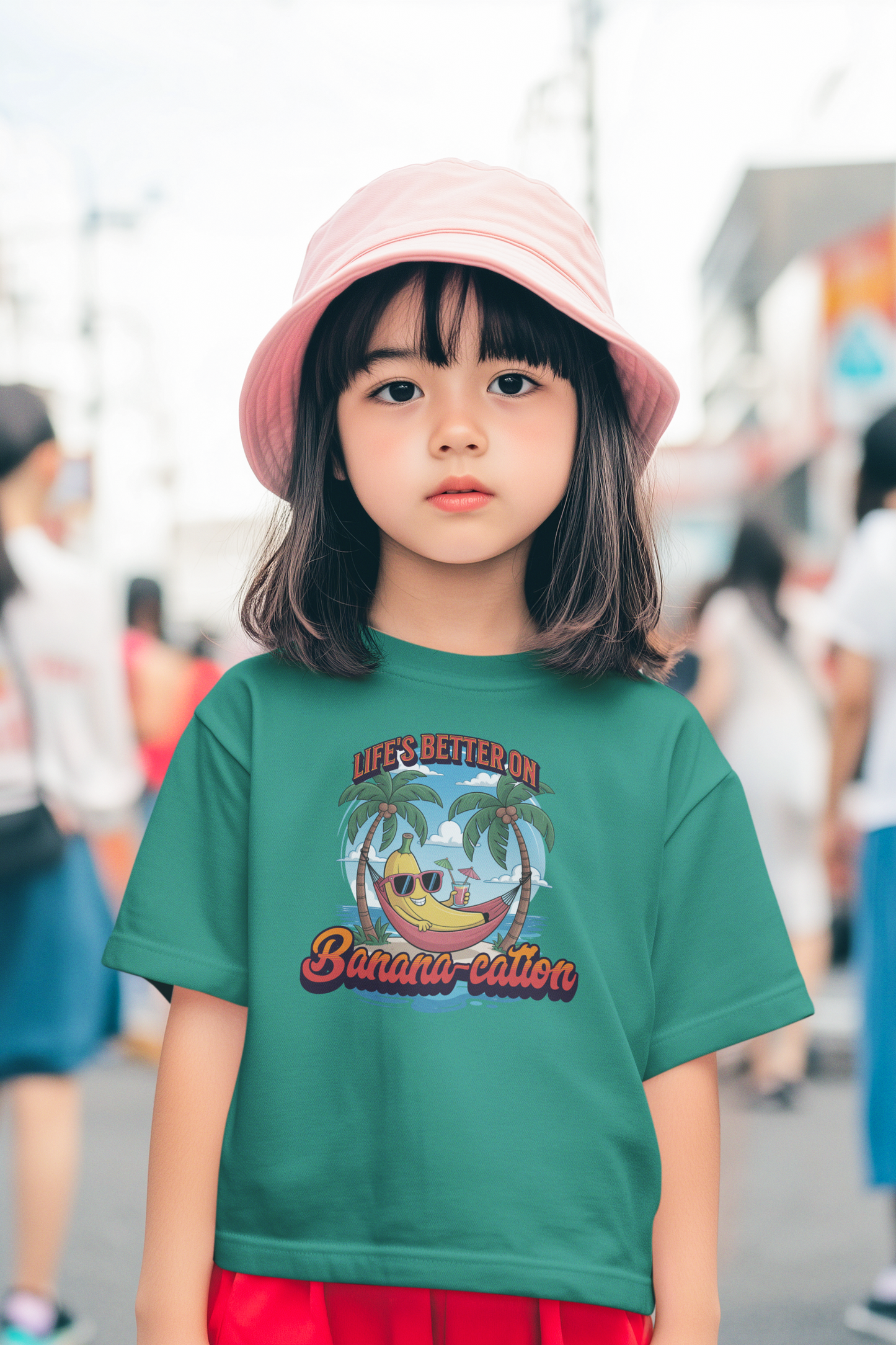 Life's Better On Banana-cation Kids Vacation Tee