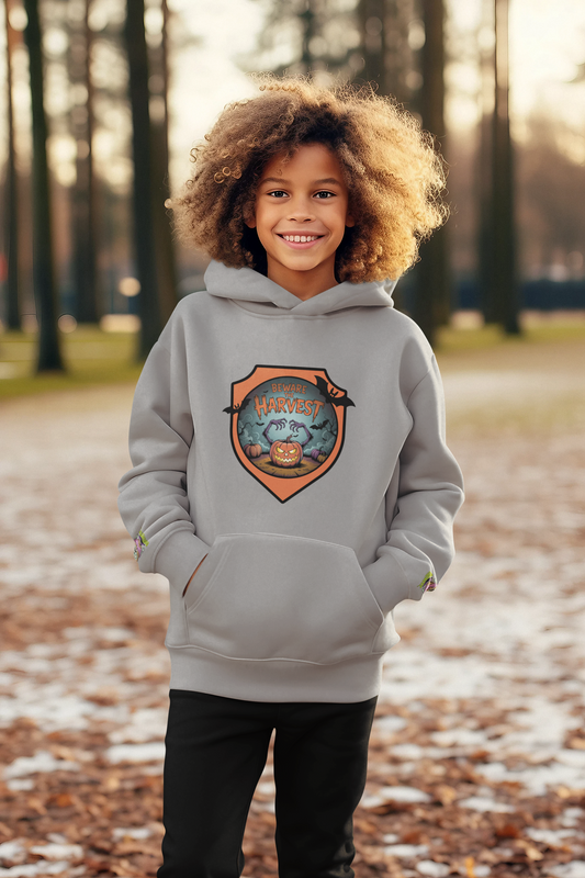 Beware The Harvest Kids Hoodie