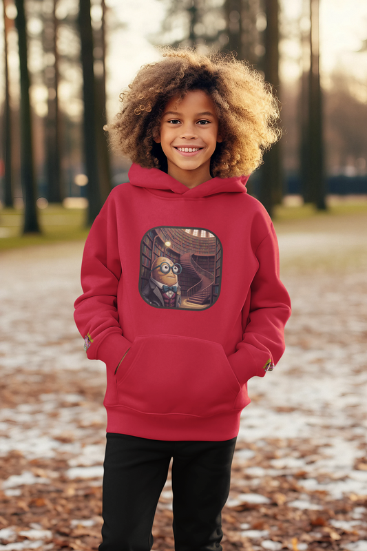 Lost In The Library Kids Hoodie