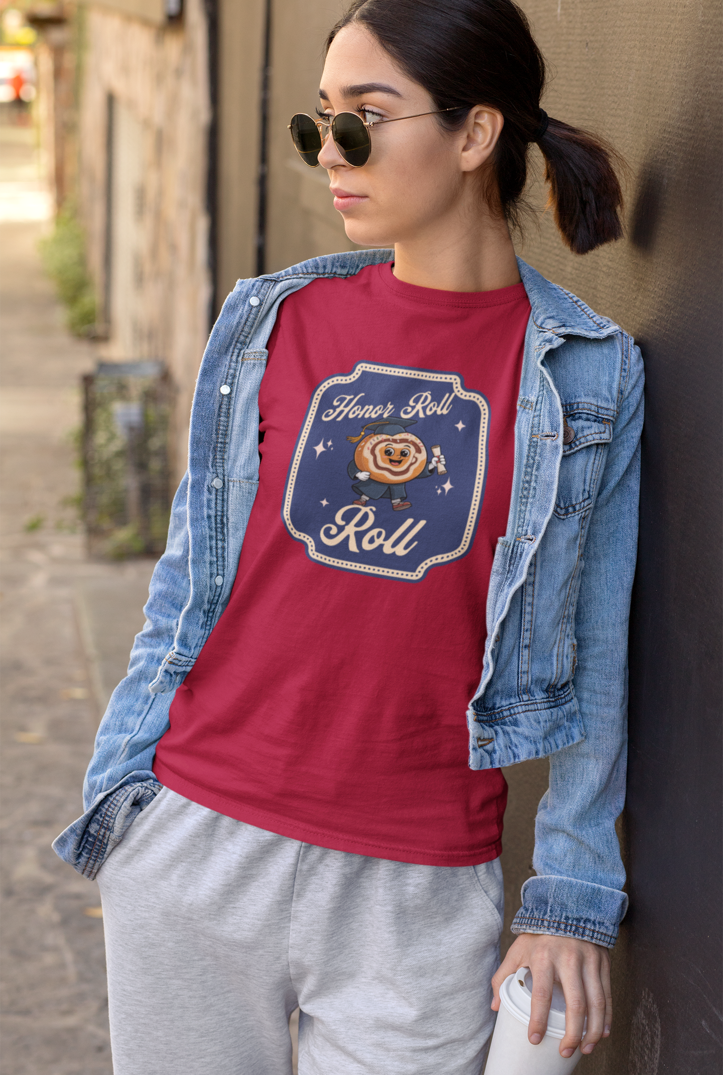 Honor Roll Roll Tee – Academic Acheese-ment with a Sweet Twist