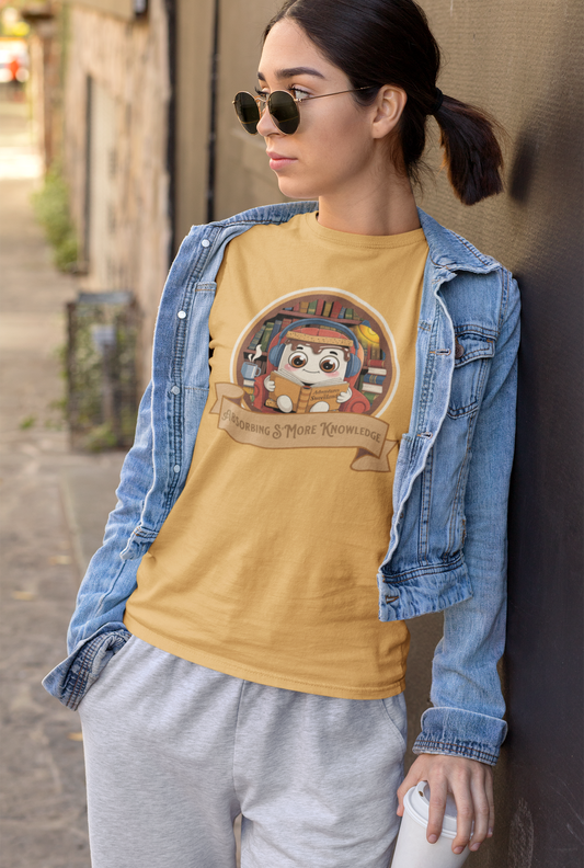 Absorbing S’more Knowledge Tee – Snackin’ on Smarts & Sweet Style