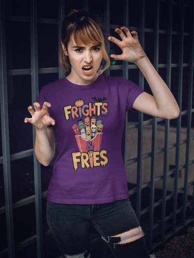 Frights & Fries Tee – Spooky Snack Style for Halloween Fun