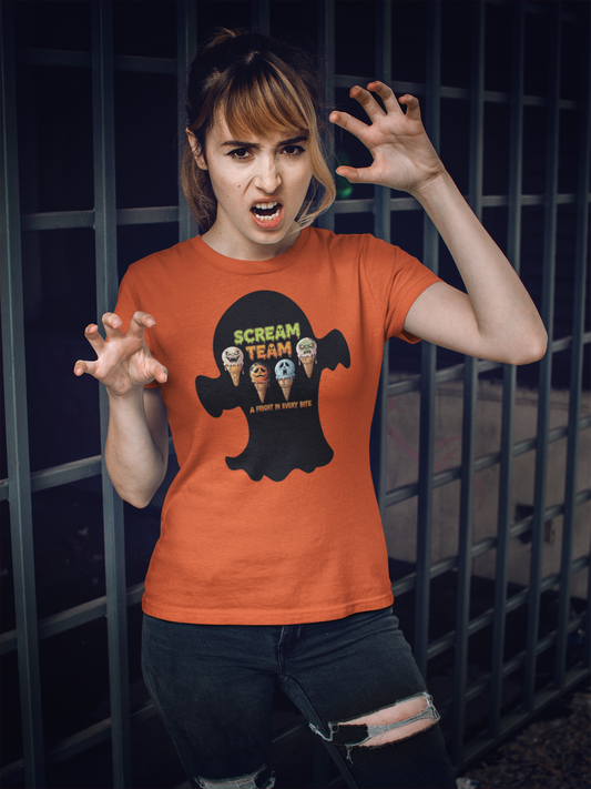 Scream Team Ice Cream Tee – Haunted Scoops Halloween Special