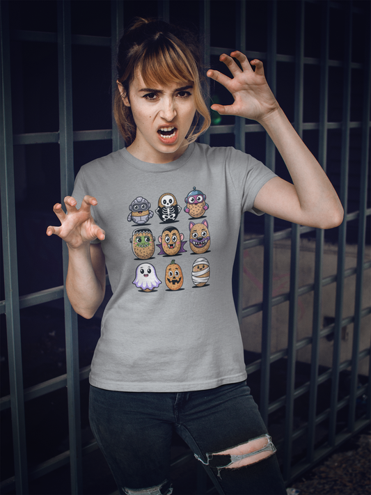 Spud Gang Halloween Tee – Playful Potato Crew for Spooky Season
