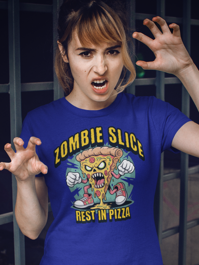 Rest In Pizza Zombie Tee