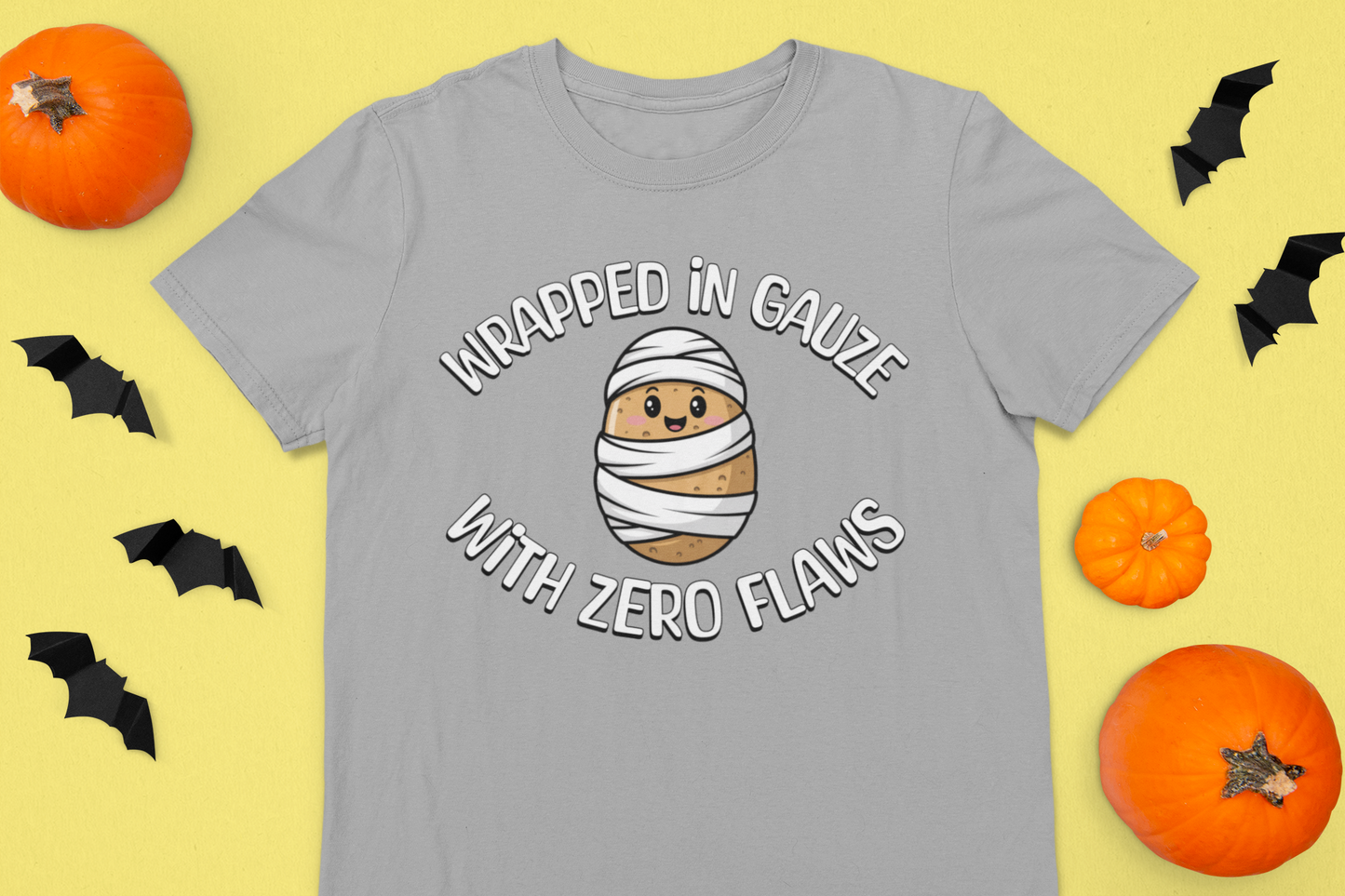 Wrapped In Gauze Mummy Kids Tee