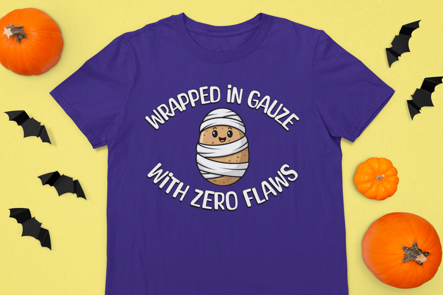 Wrapped In Gauze Mummy Kids Tee