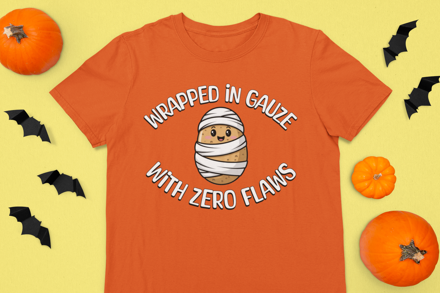 Wrapped In Gauze Mummy Kids Tee