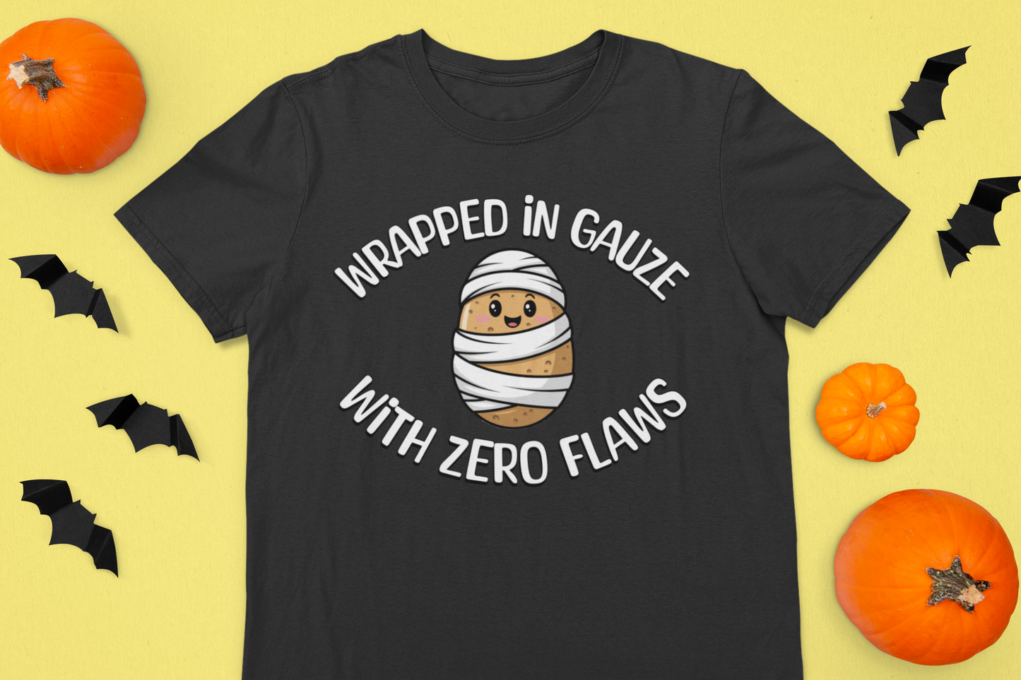 Wrapped In Gauze Mummy Kids Tee
