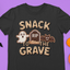 Snack To The Grave Kids Halloween Tee
