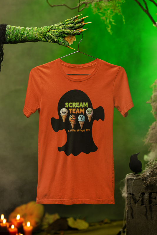 Scream Team Ice Cream Tee – Haunted Scoops Halloween Special