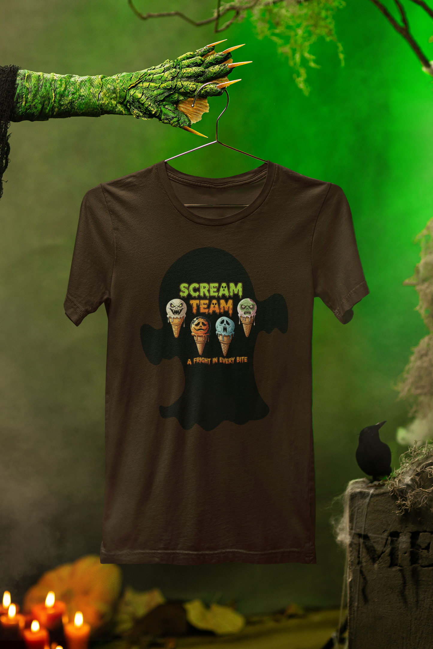 Scream Team Ice Cream Tee – Haunted Scoops Halloween Special