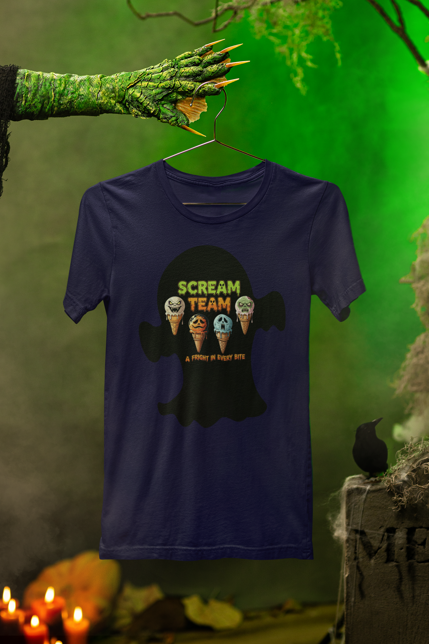 Scream Team Ice Cream Tee – Haunted Scoops Halloween Special