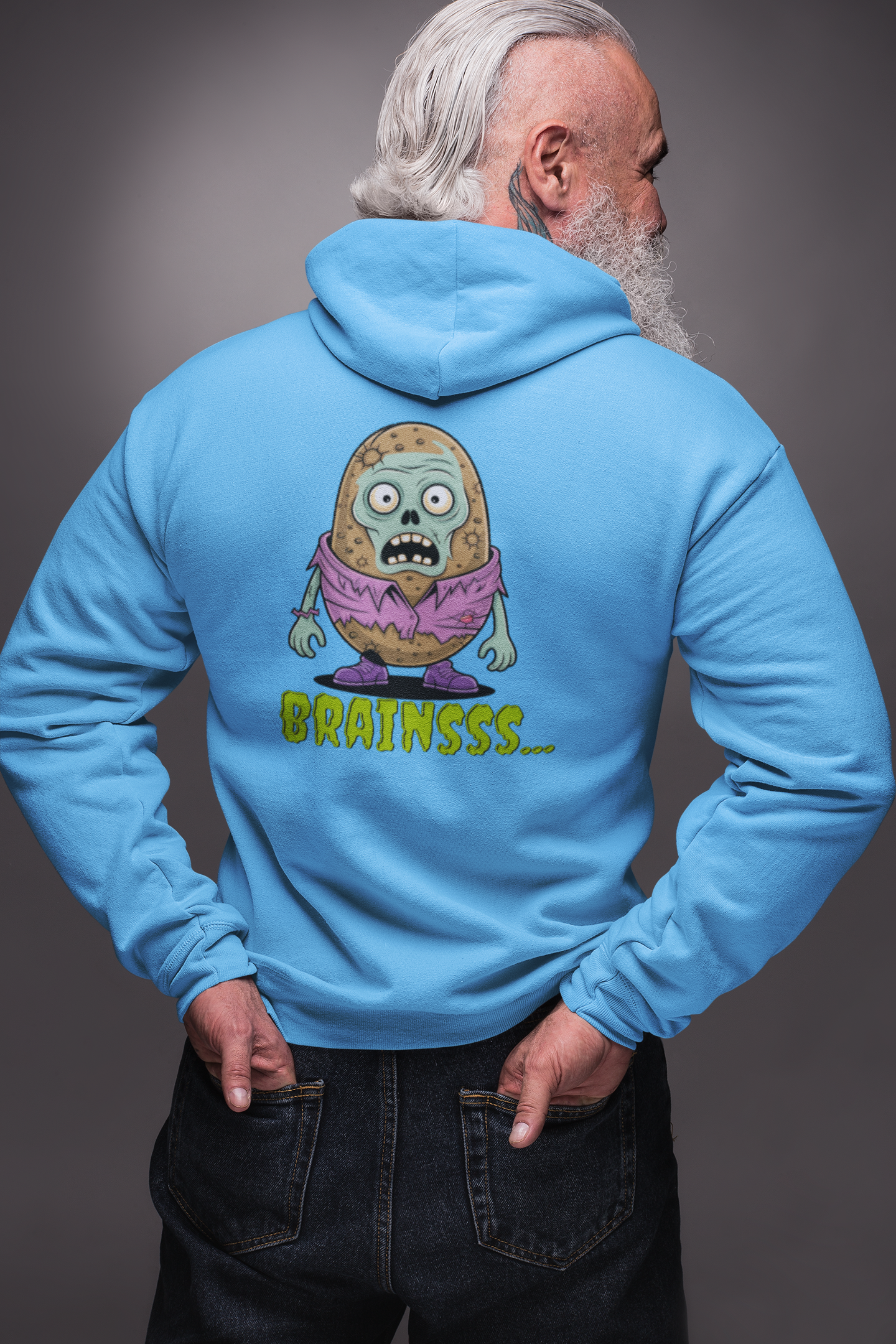 Zombie Brains Zip-up Hoodie