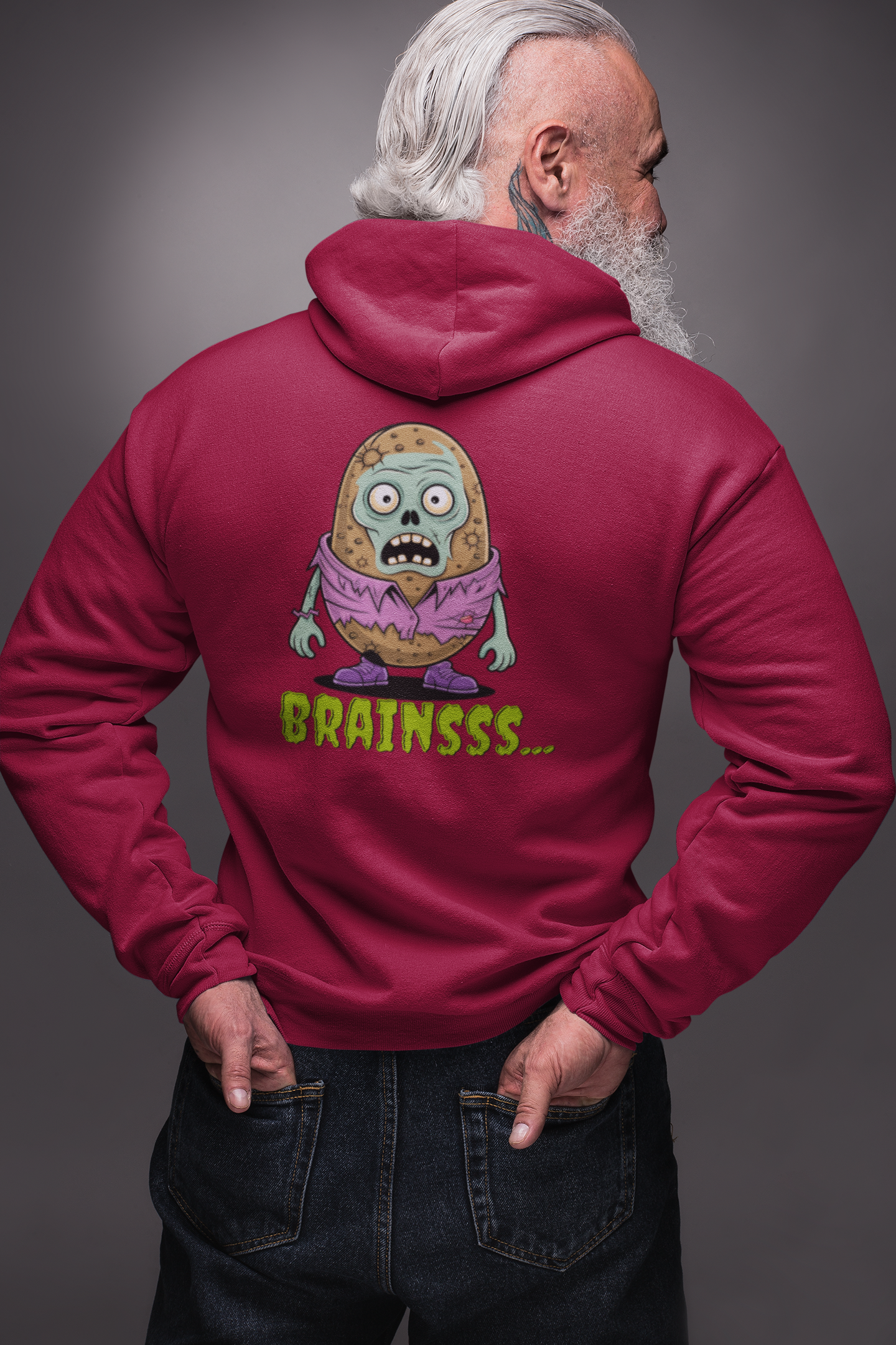 Zombie Brains Zip-up Hoodie
