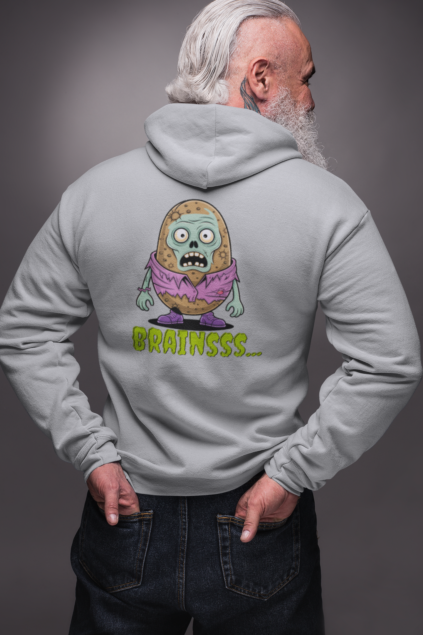 Zombie Brains Zip-up Hoodie
