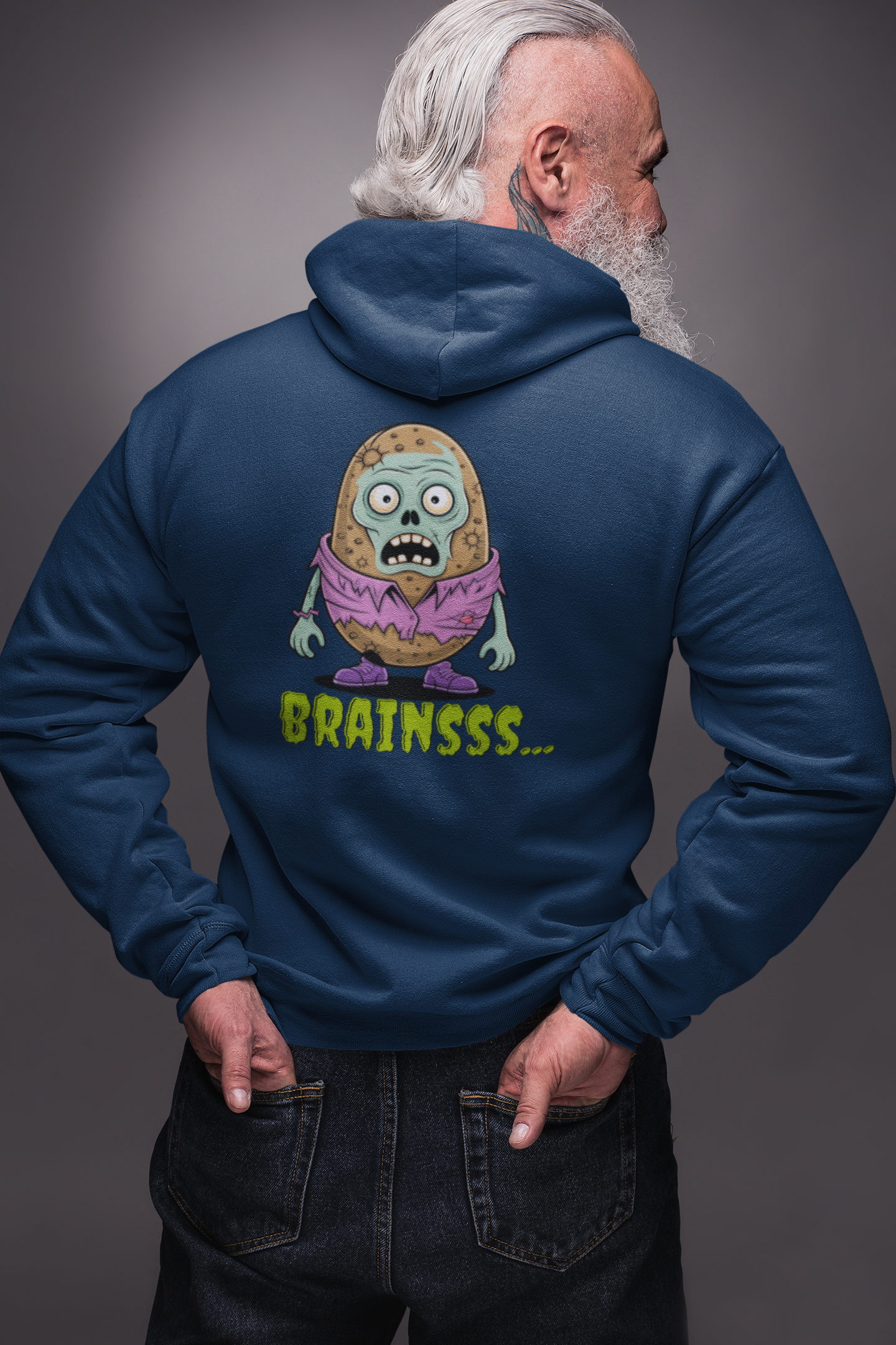 Zombie Brains Zip-up Hoodie