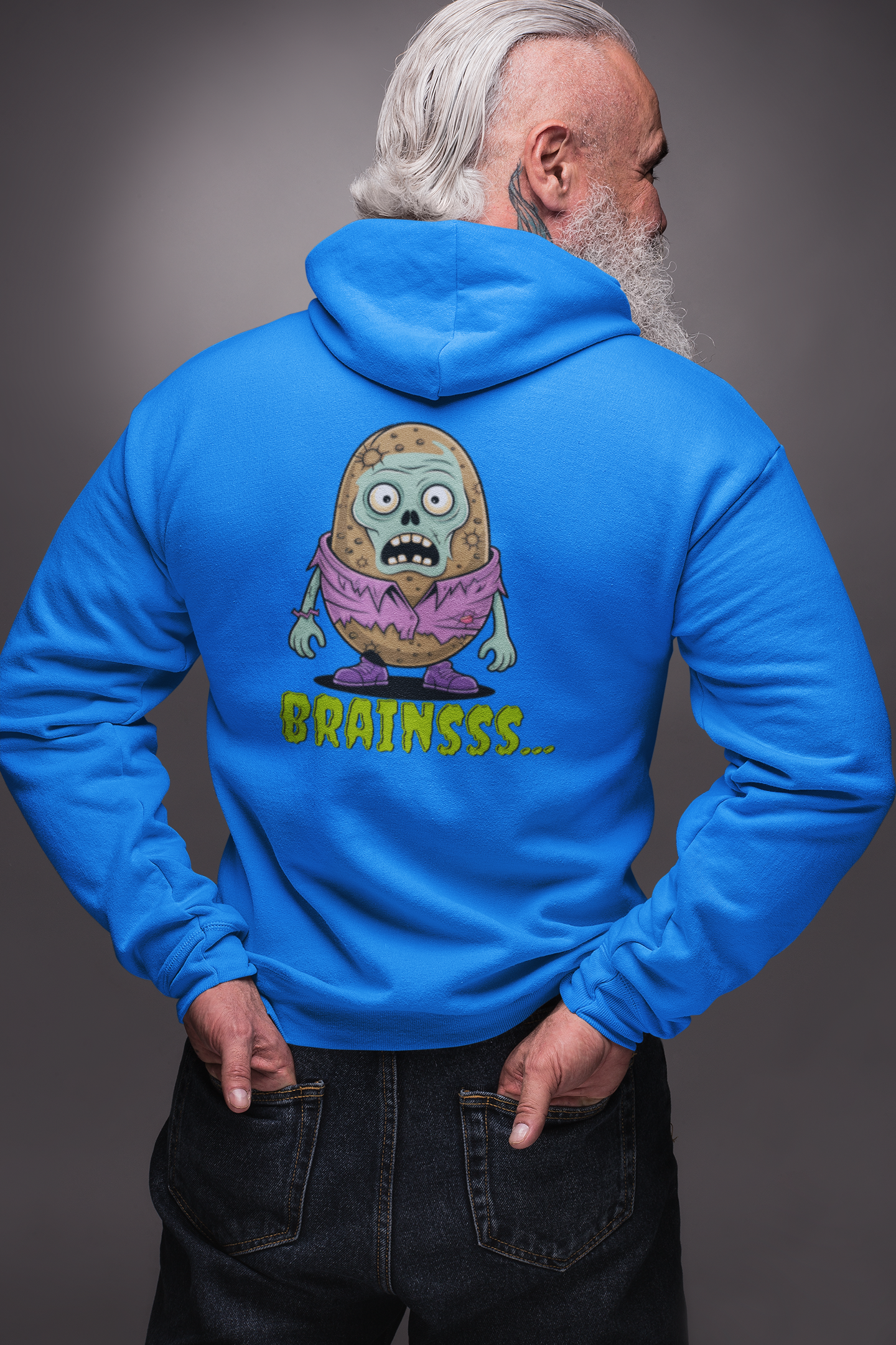 Zombie Brains Zip-up Hoodie